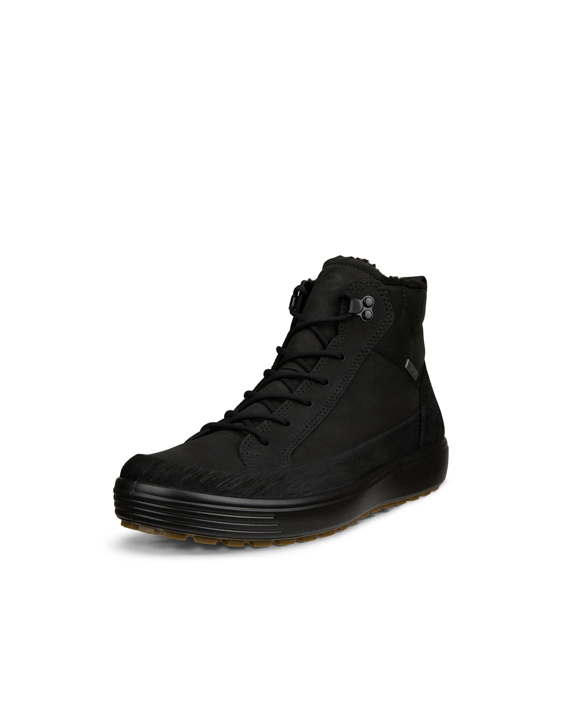 ECCO® Soft 7 Tred mellemhøj Gore-Tex støvle i læder til herrer - Sort - Main