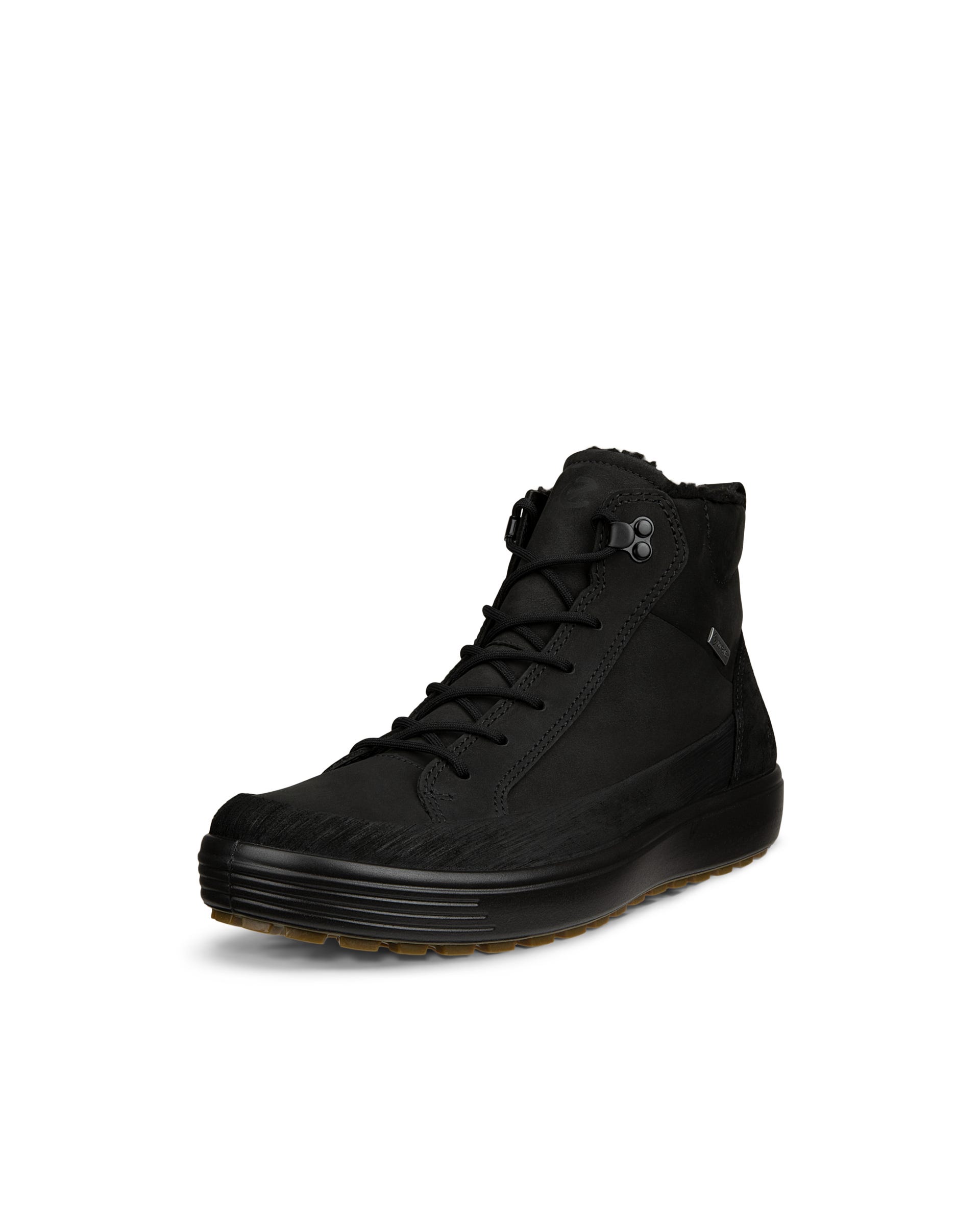 ECCO® Soft 7 Tred mellemhøj Gore-Tex støvle i læder til herrer - Sort - Main