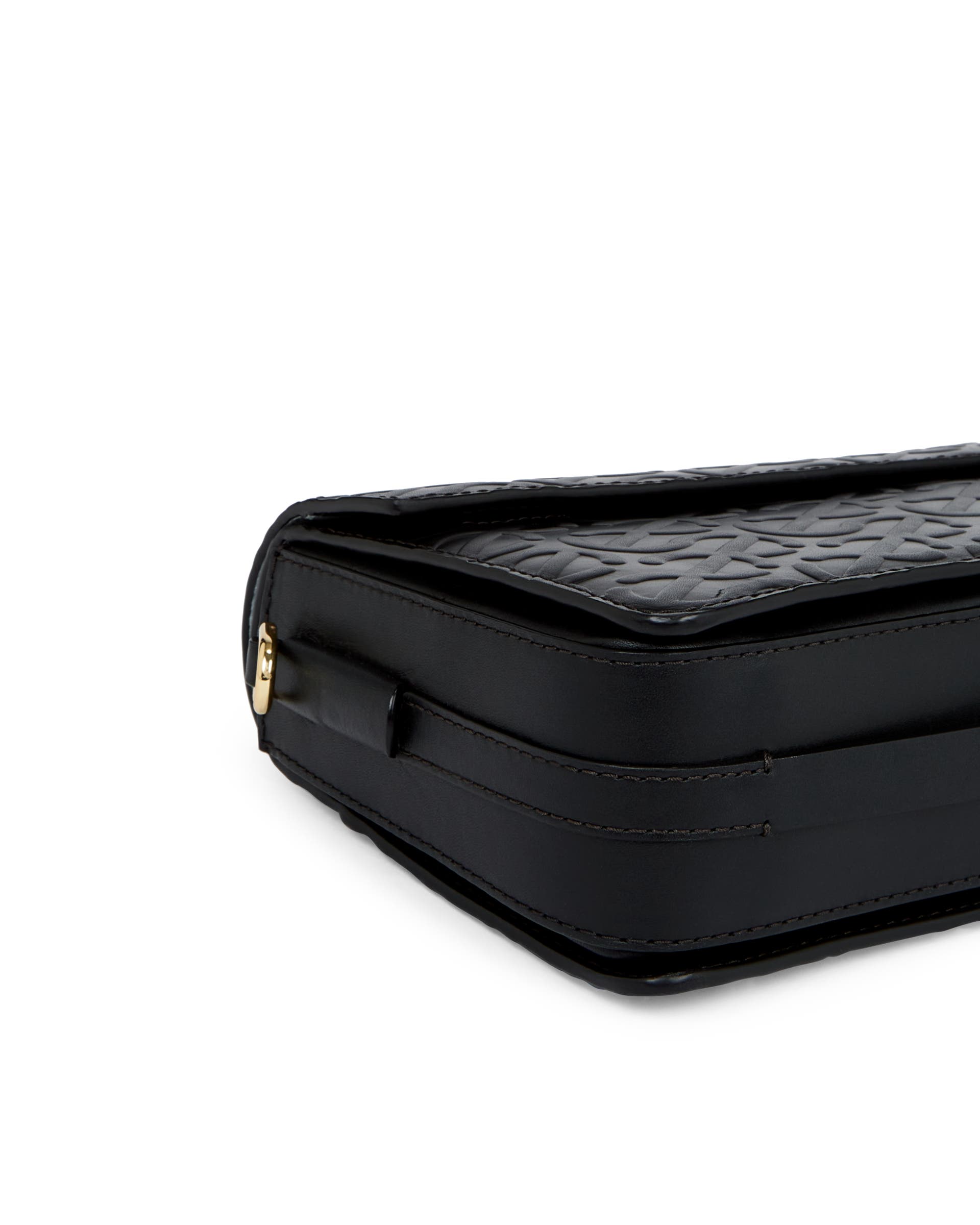 ECCO Pinch Large Wave レザークロスボディバッグ - ブラック - Detail-1