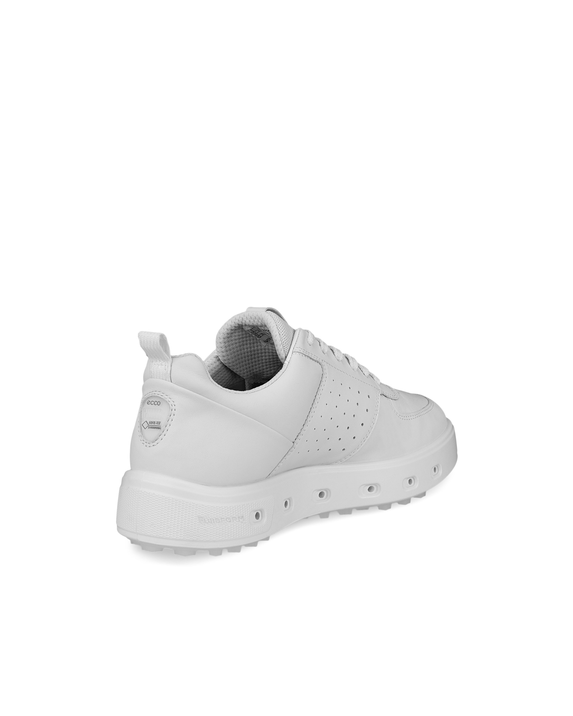 ECCO® Golf Street 720 Gore-Tex-iga nahast golfijalats naistele - Valge - Back