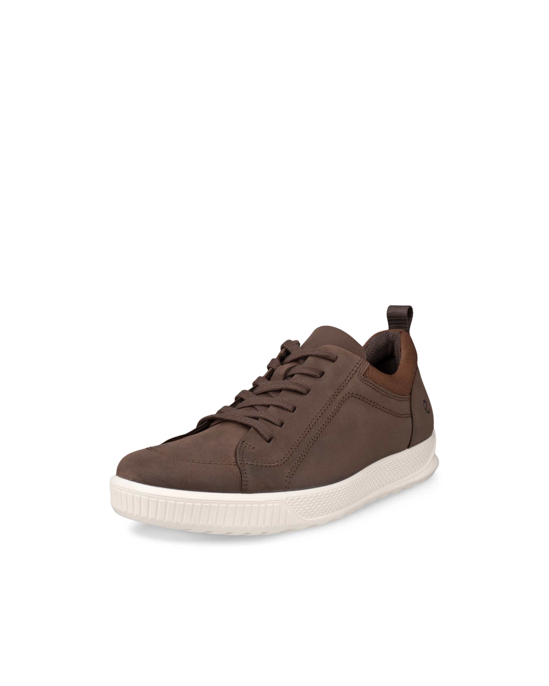 ECCO® BYWAY heren nubuck veterschoen - Bruin - Main