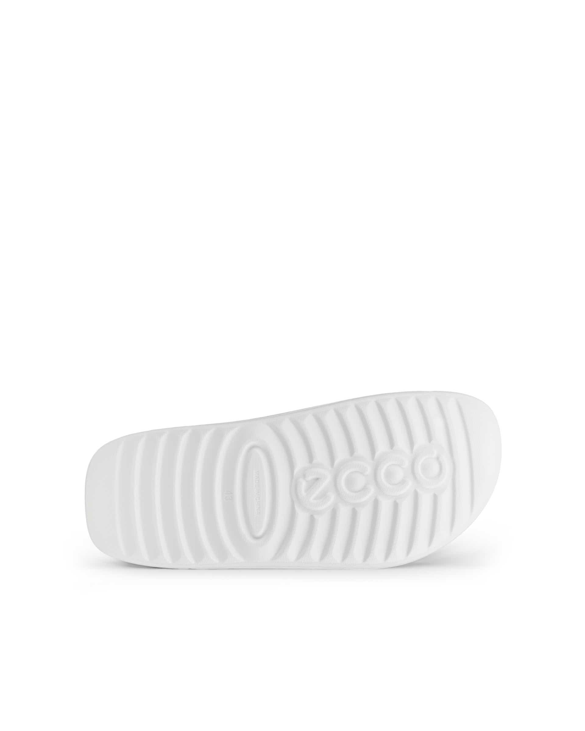 Unisex ECCO® Cozmo E Two Strap Sandal - White - Sole