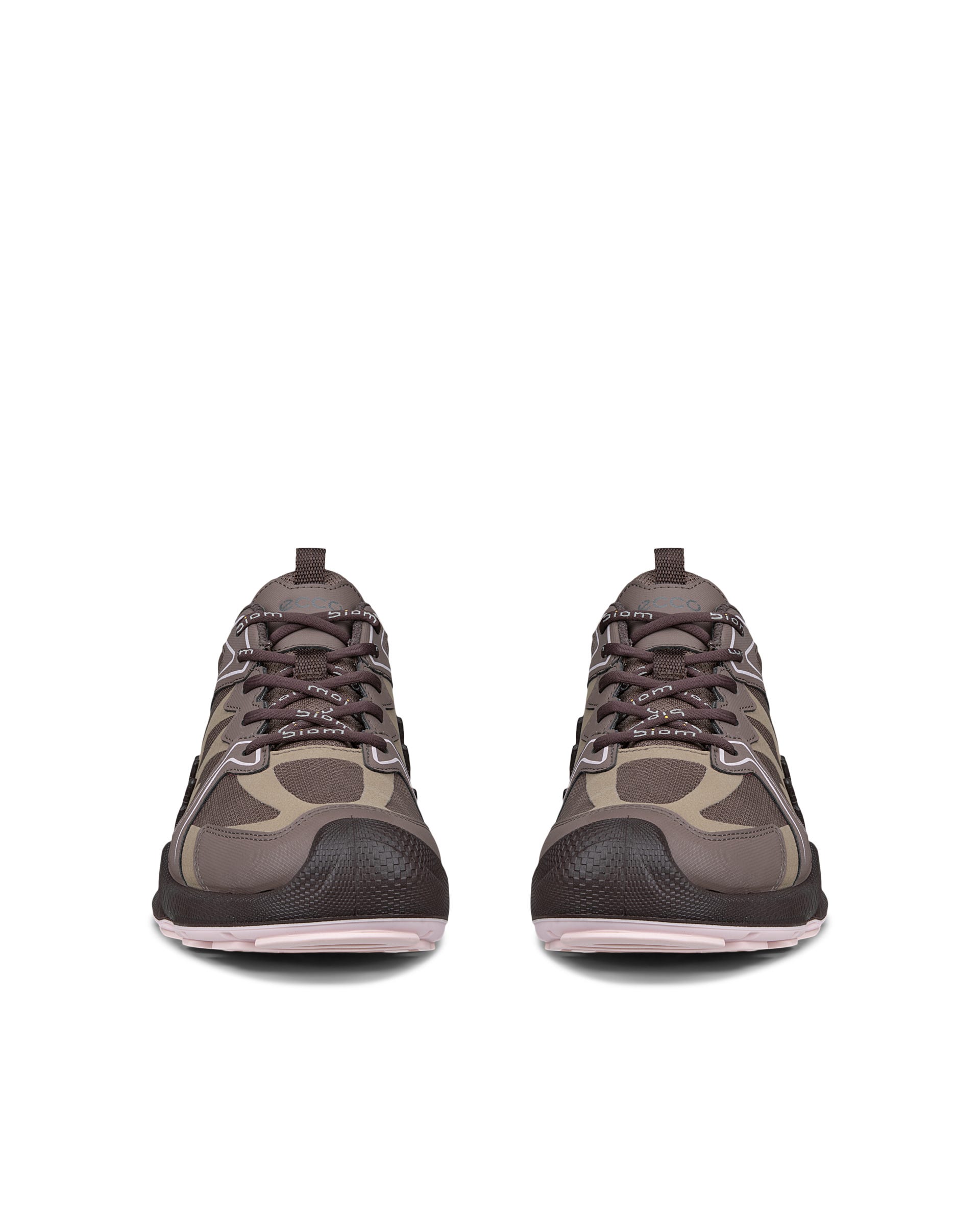 Dámské textilní outdoorové Gore-Tex tenisky ECCO® BIOM AEX - Hnědá - Front pair
