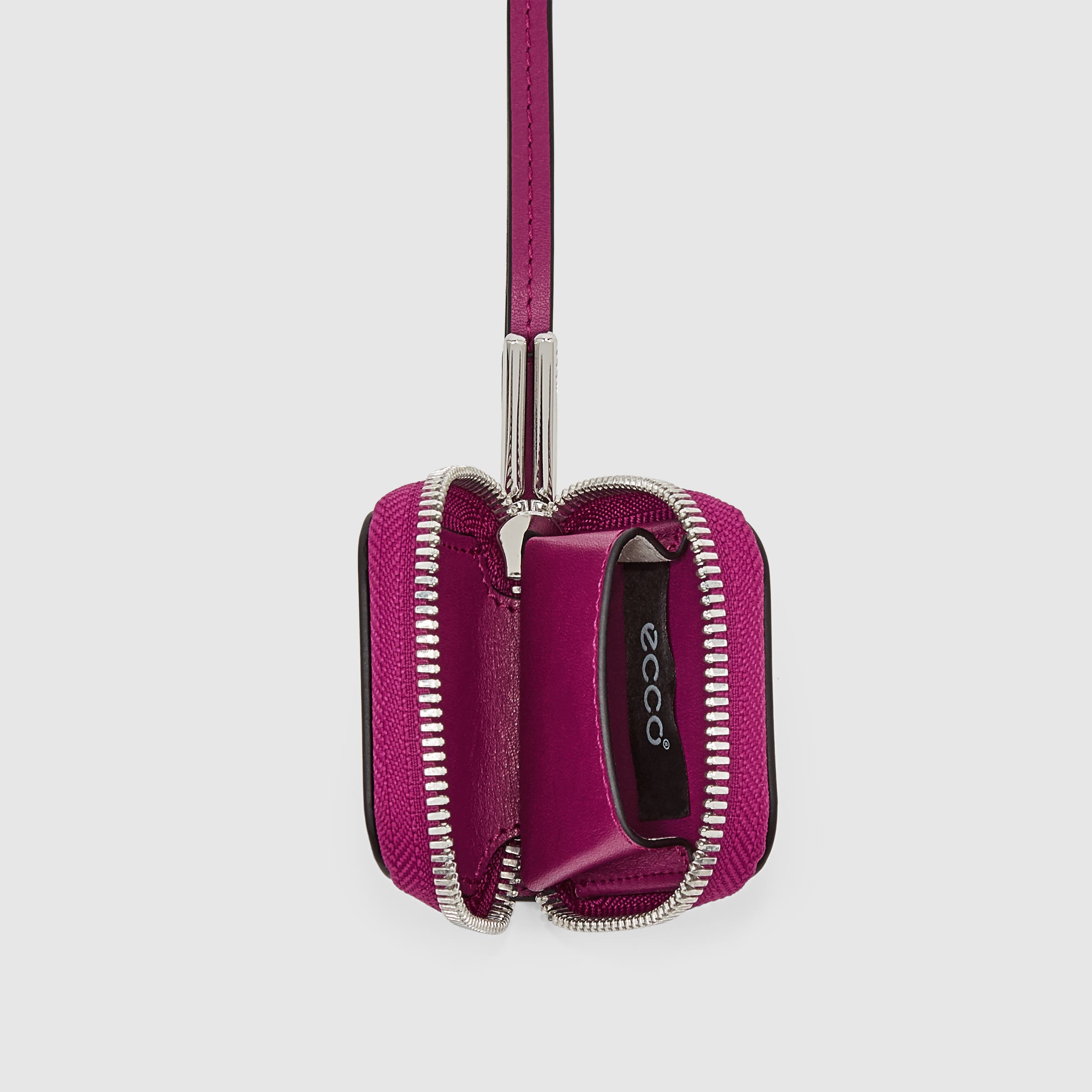 ECCO® Journey Leather Airpod Case - Purple - Birdeye