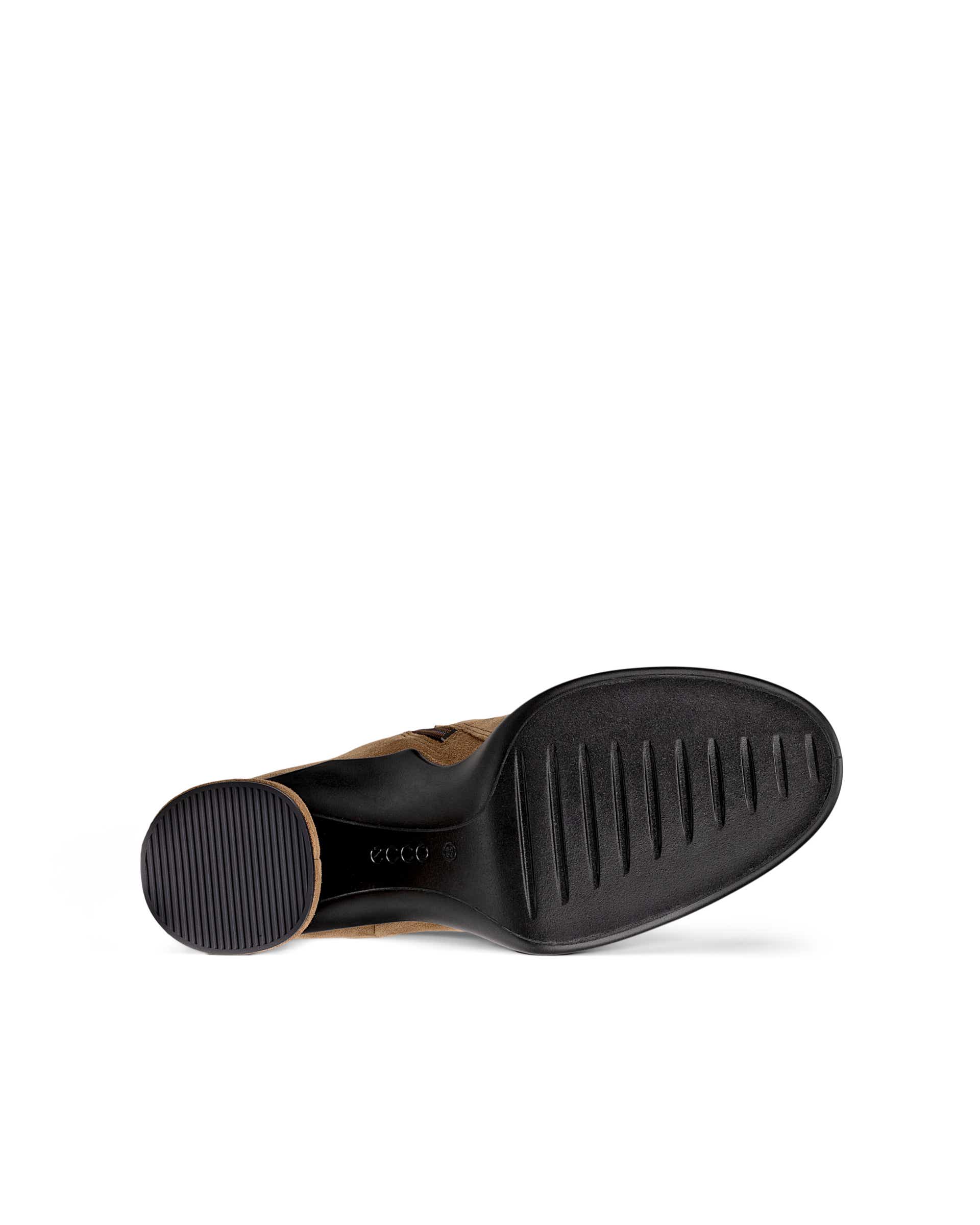 Women's ECCO® SCULPTED LX 55 Suede High-Cut Boot - Brown - Sole