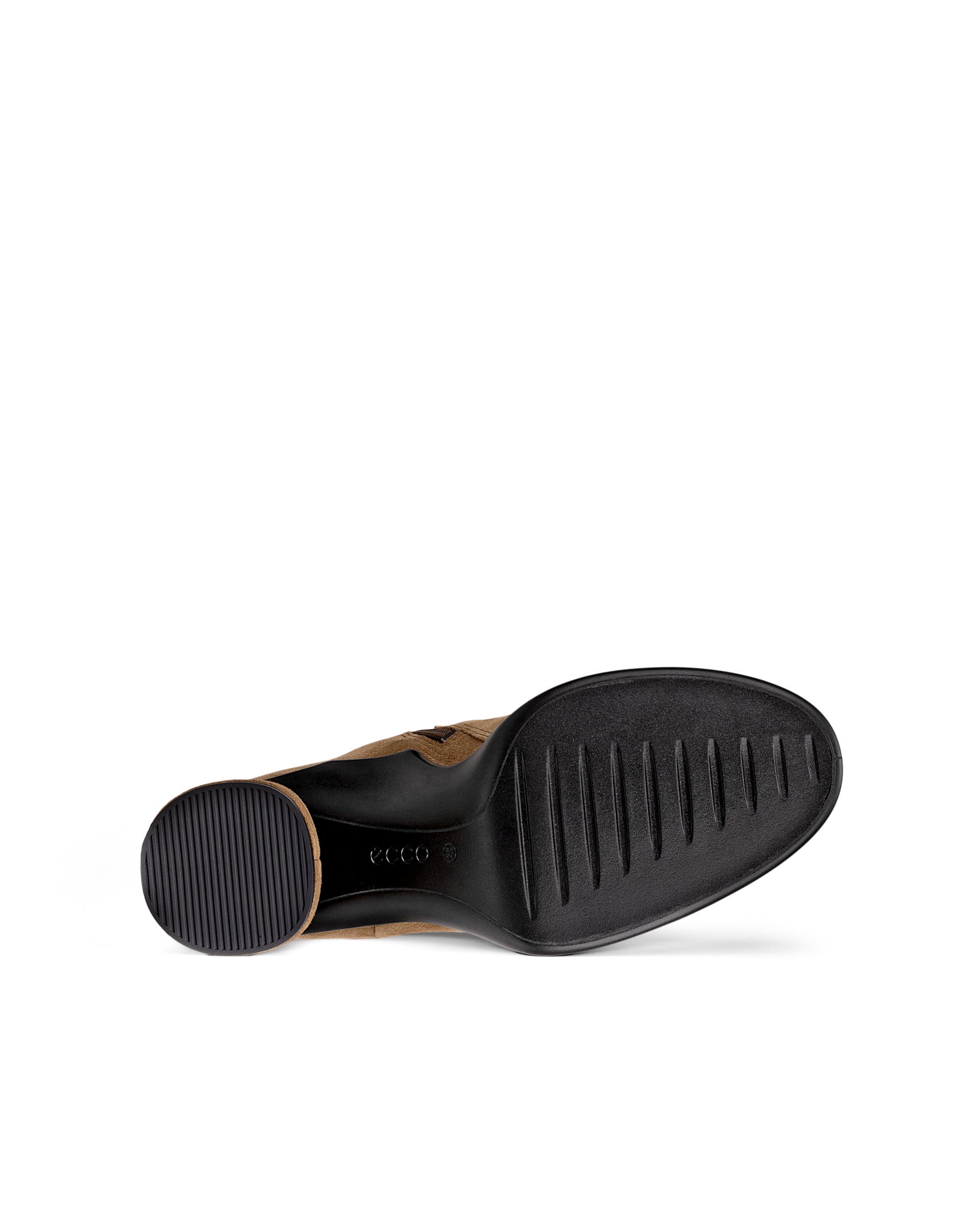 Women's ECCO® SCULPTED LX 55 Suede High-Cut Boot - Brown - Sole