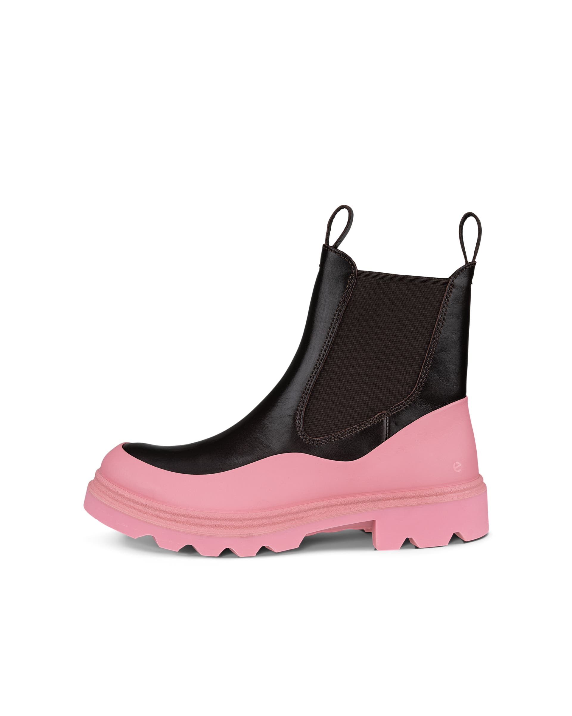 ECCO Grainer ウィメンズ レザーチェルシーブーツ - ブラウン - Outside