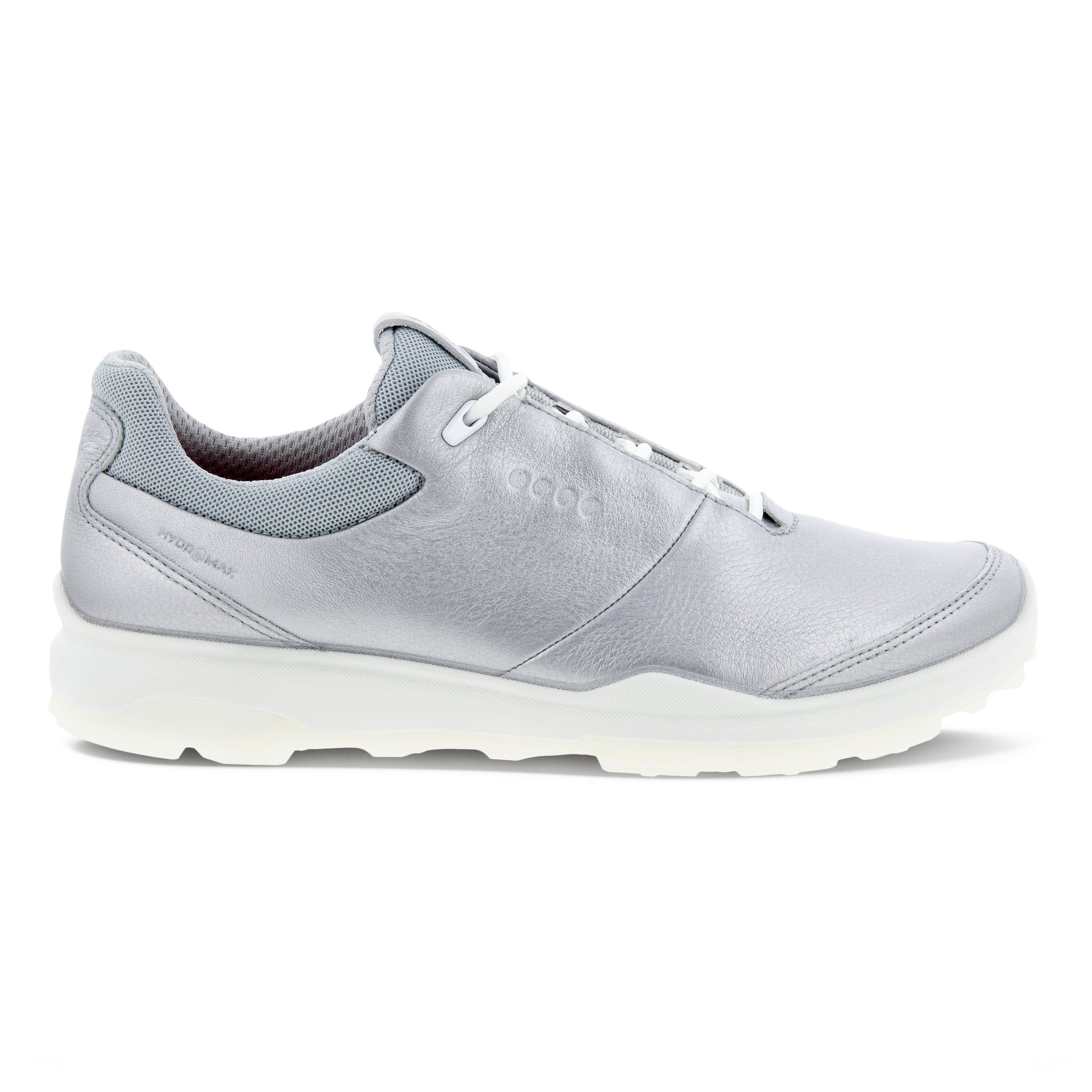 Ladies ECCO® Golf BIOM Hybrid 3 Leather Shoe - Metallics - Outside
