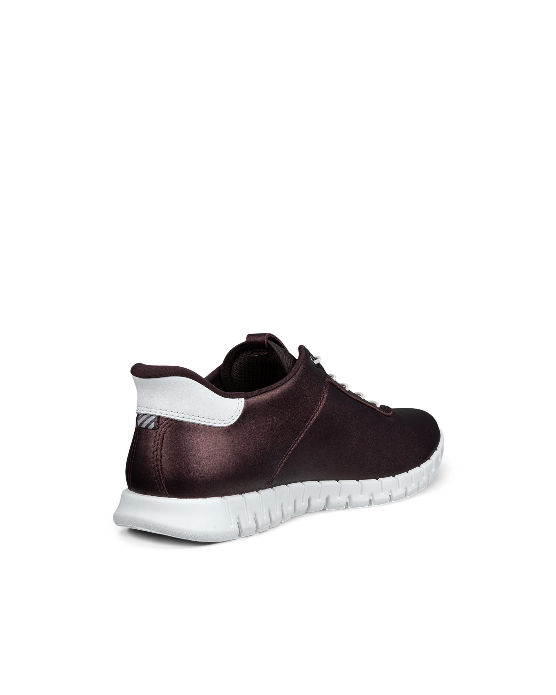 ECCO® GRUUV LITE slip-on sneakers i læder til damer - Lilla - Outside