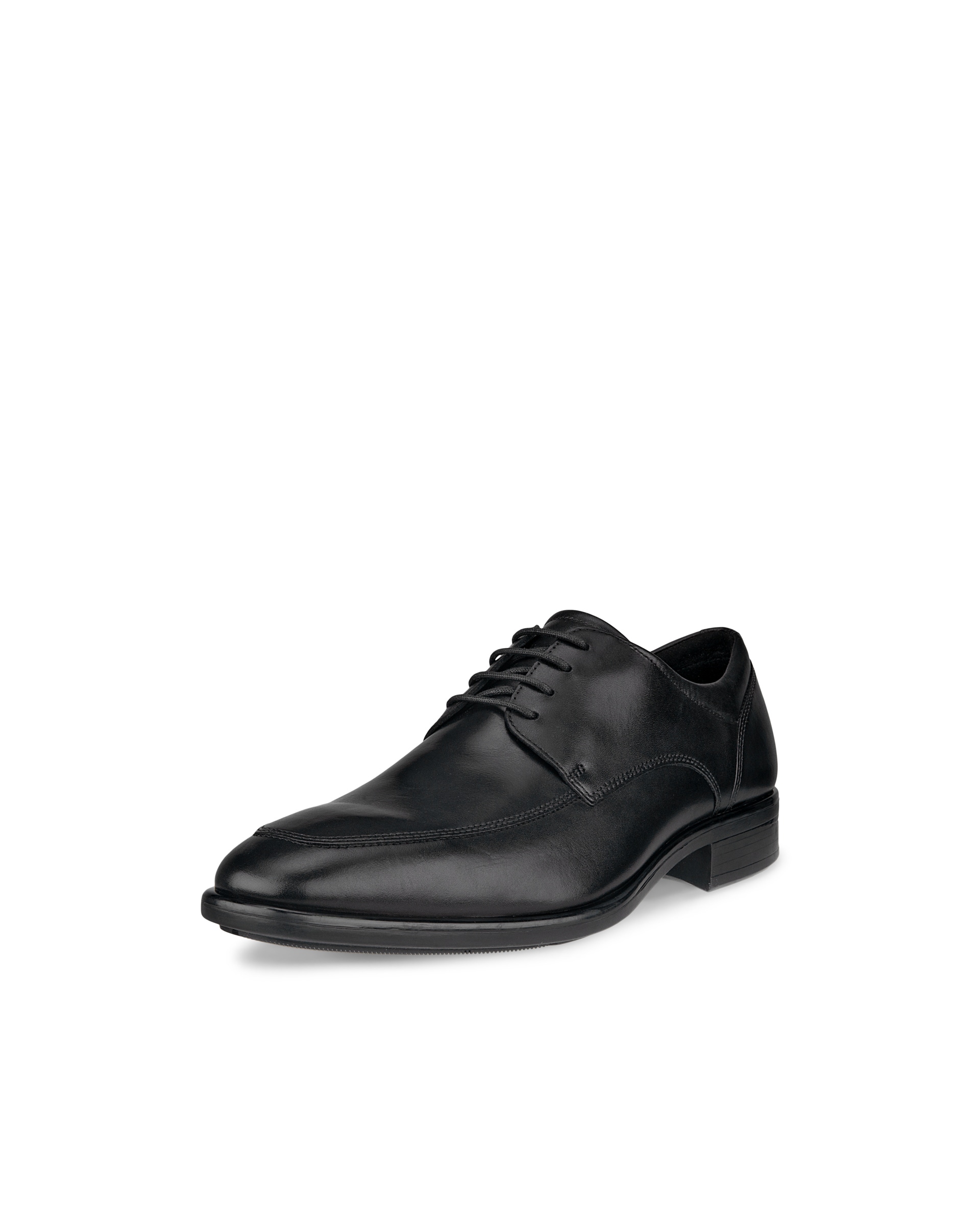 ECCO® Citytray derbies cuir pour homme - Noir - Main