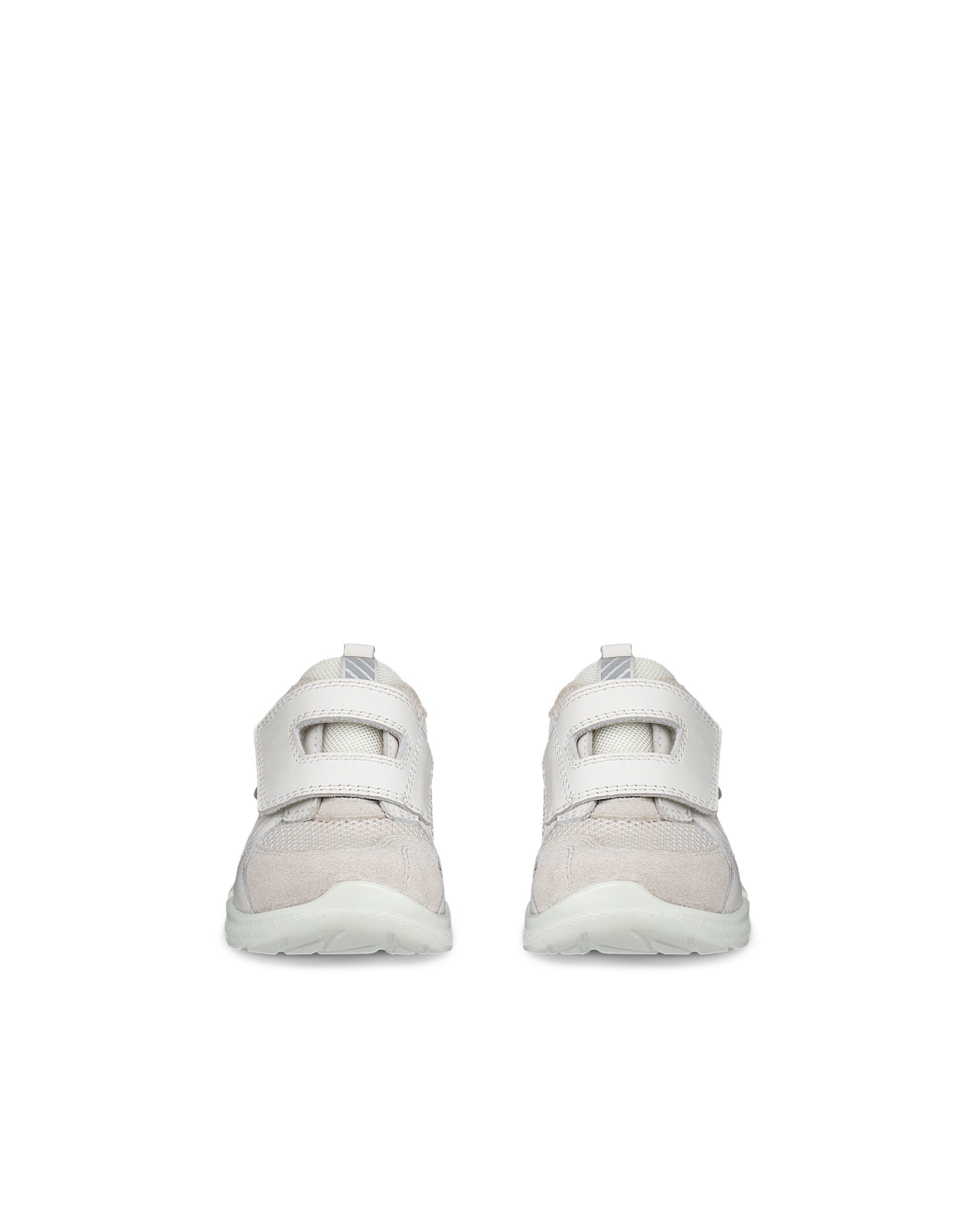 Kids' ECCO® BIOM 2.2 Suede Sneaker - White - Front pair