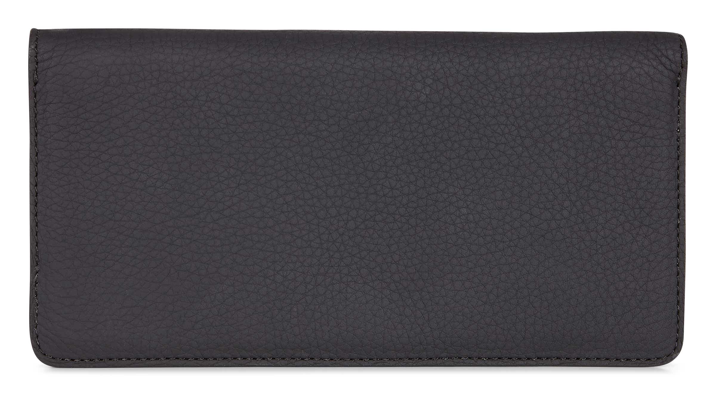 ECCO® Jilin Large Leather Wallet - Black - Back