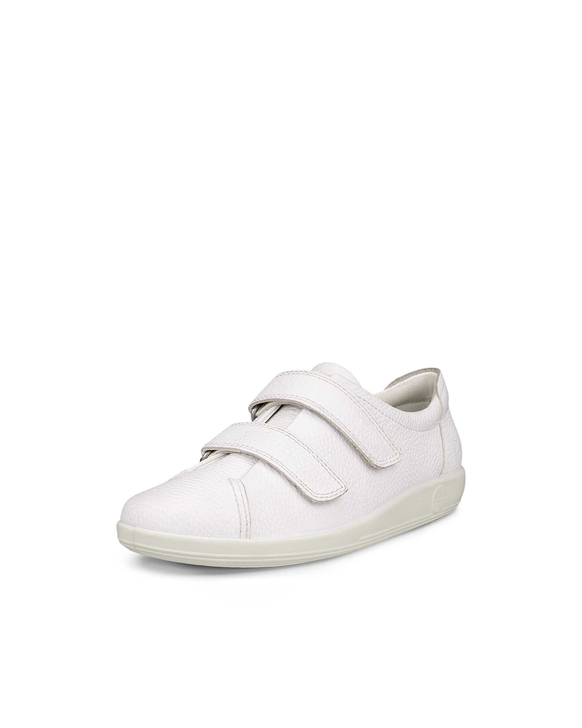 ECCO® Soft 2.0 Dames leren wandelschoen - Wit - Main