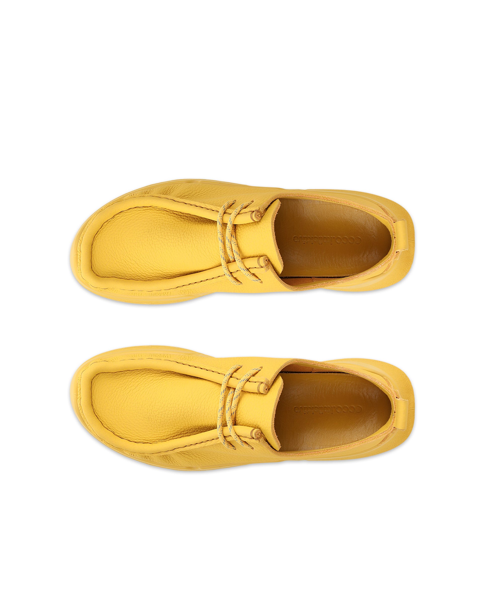 ECCO Biom 720 Women ウィメンズ レザーシューズ - イエロー - Outside