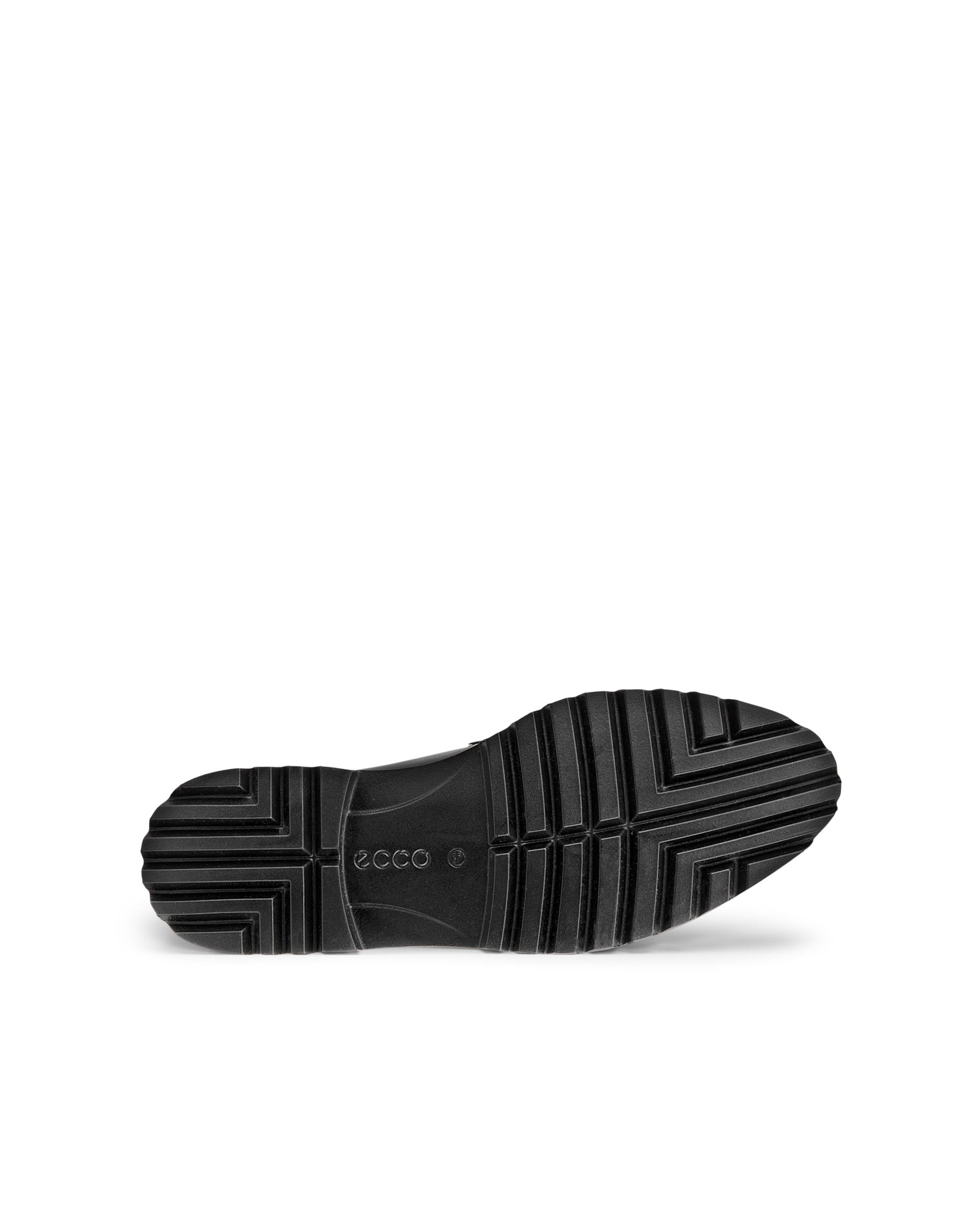 Women's ECCO® Modern Tailored Leather Loafer - Black - Sole