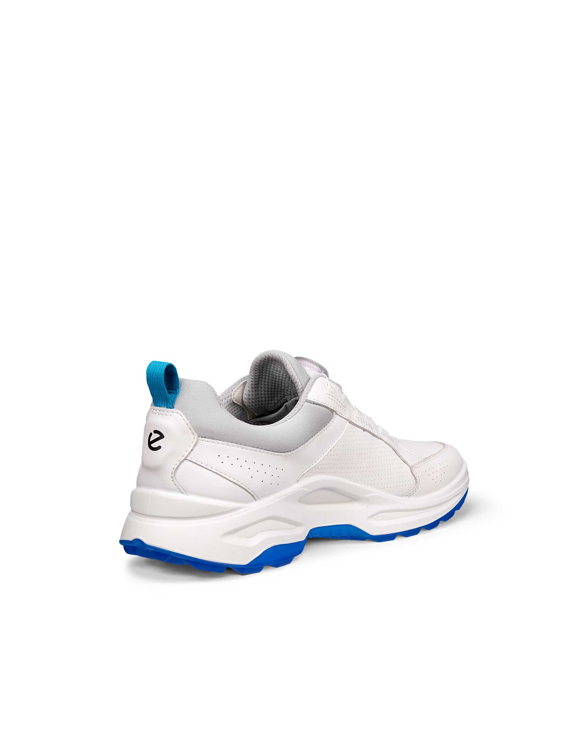 Men's ECCO® Golf Biom H6 BOA Leather Waterproof Shoe - White - Back