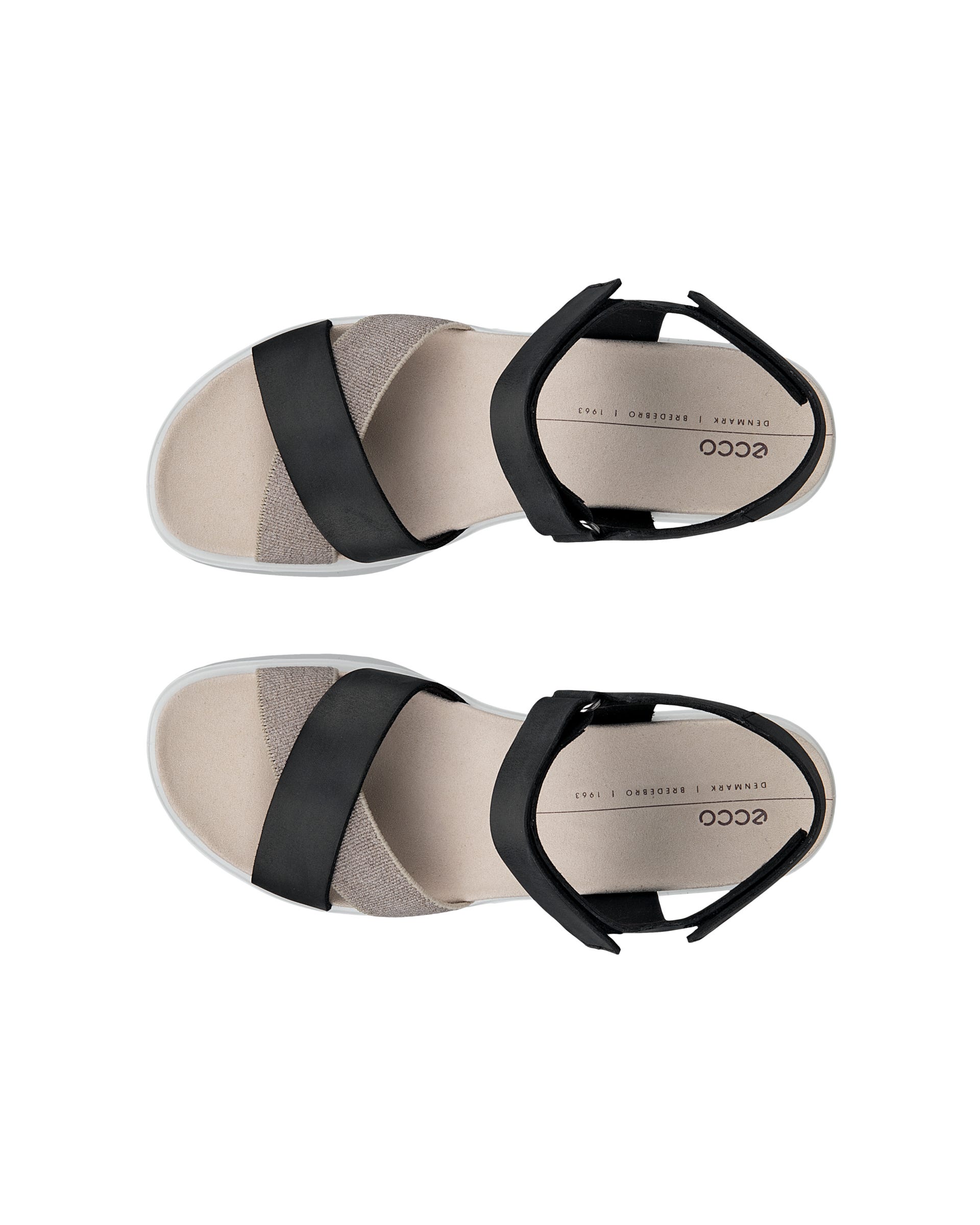 ECCO Flowt Wedge LX ウィメンズ レザーウェッジソールサンダル