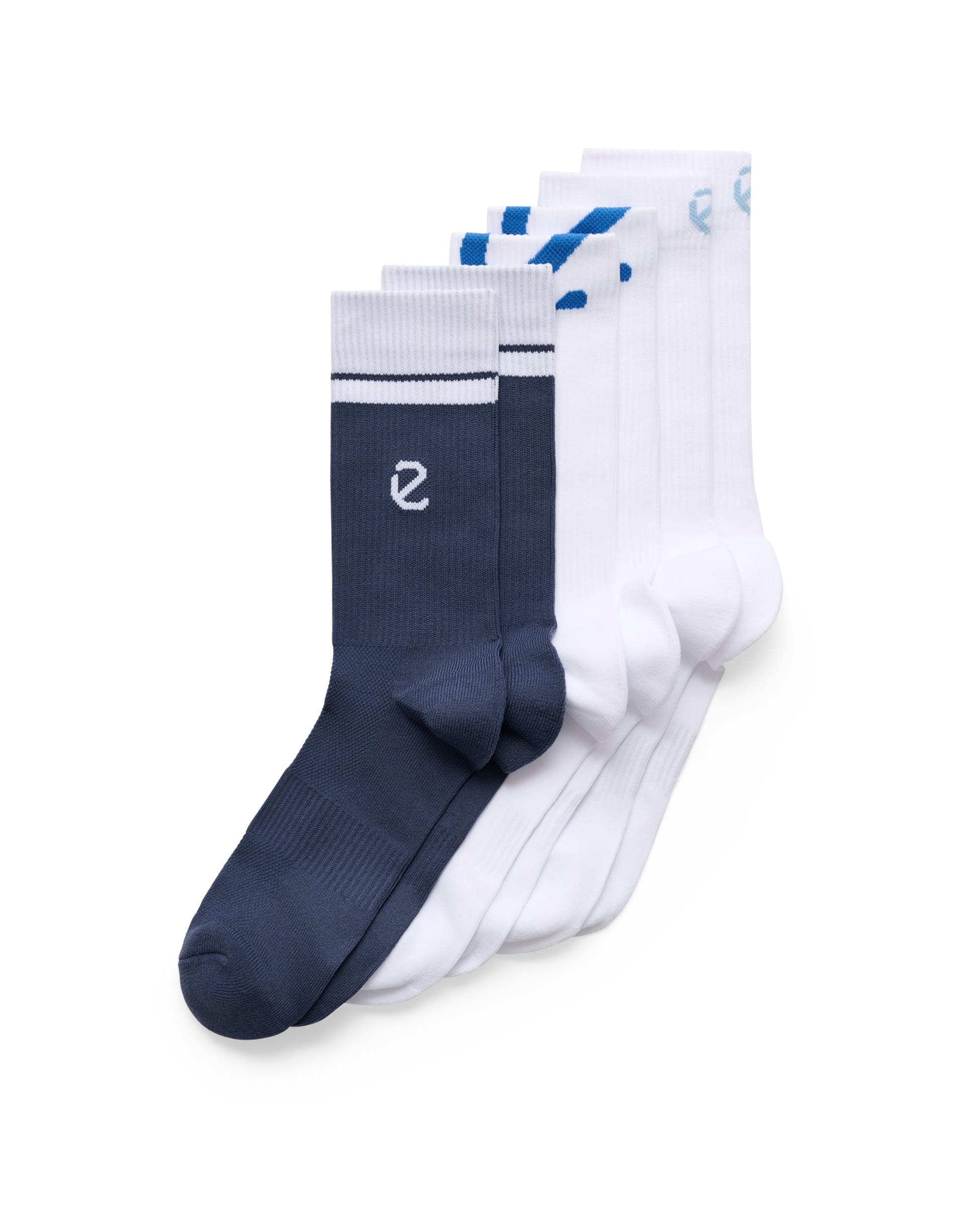 ECCO Active Everyday Mid-Cut 3-Pack ソックス - マルチカラー - Main