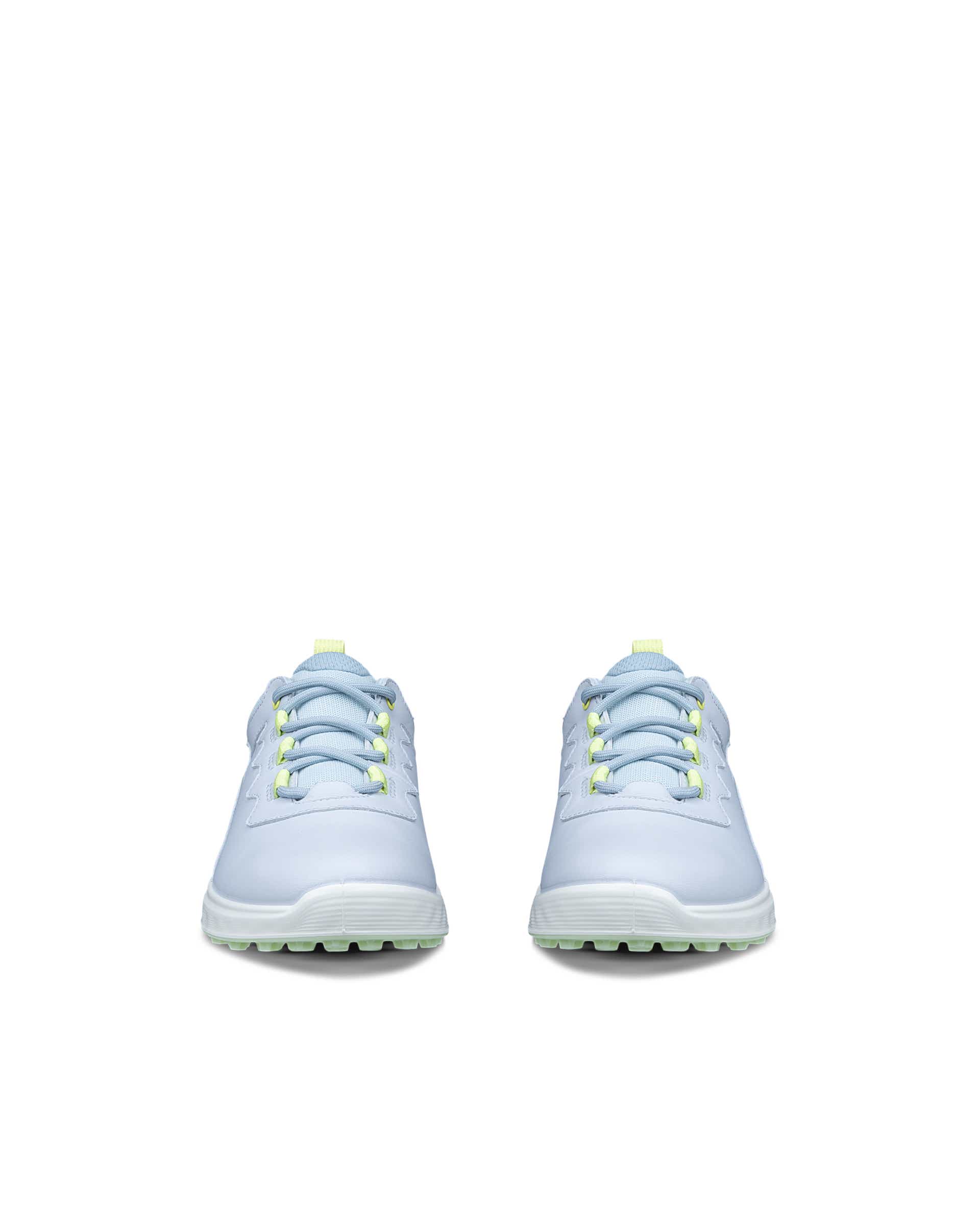 ECCO® GOLF S-CASUAL chaussure de golf imperméable en cuir pour femme - Bleu - Front pair