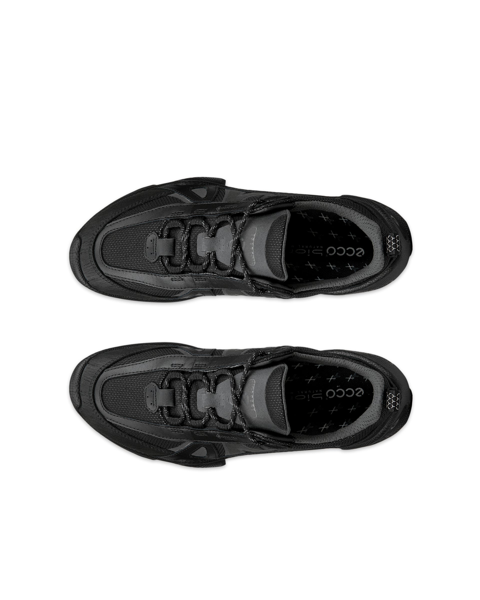 ECCO® BIOM C-TRAIL Damen Textilsneaker mit Gore-Tex - Schwarz - Top left pair