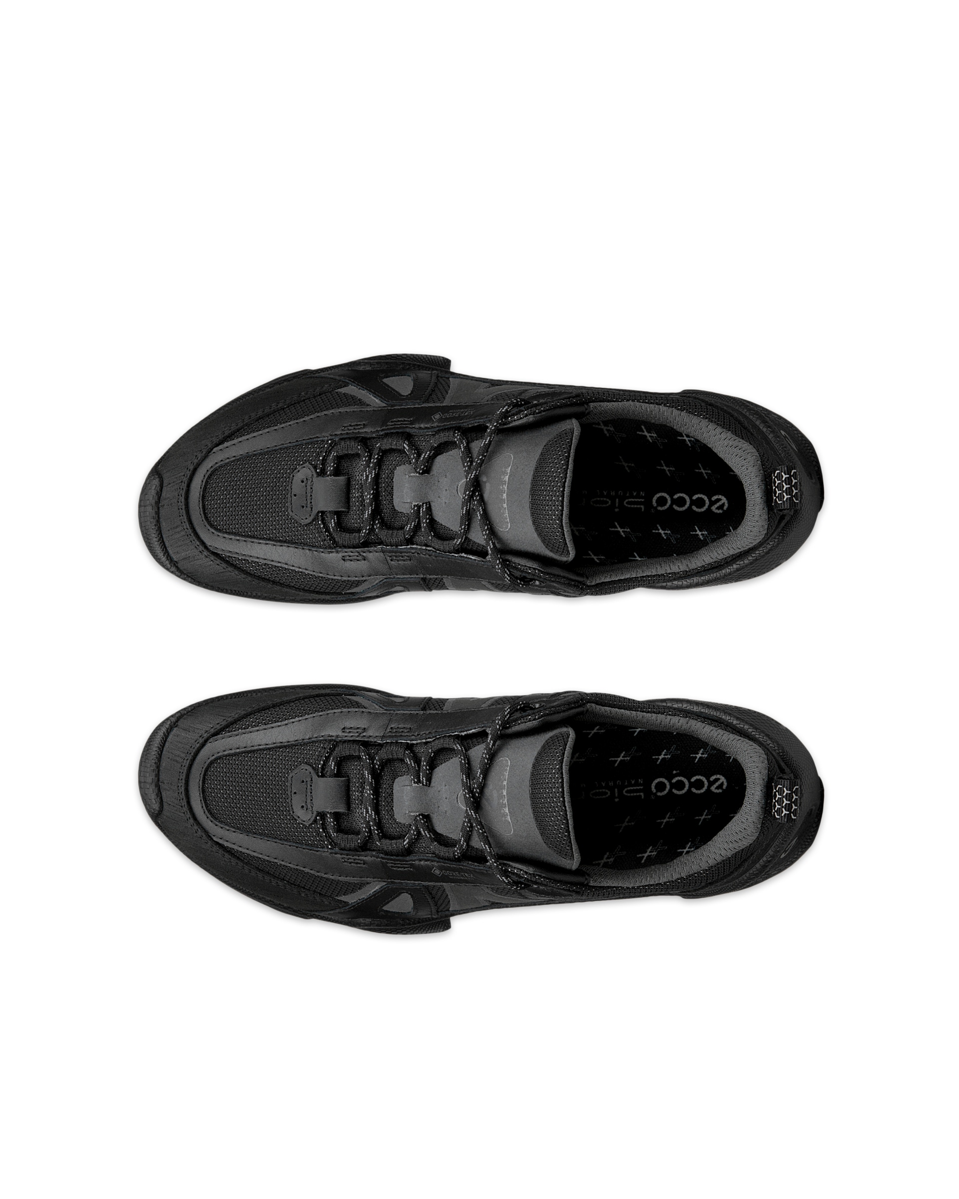 Sneaker textile Gore-Tex ECCO® Biom C-Trail pour femme - Noir - Top left pair