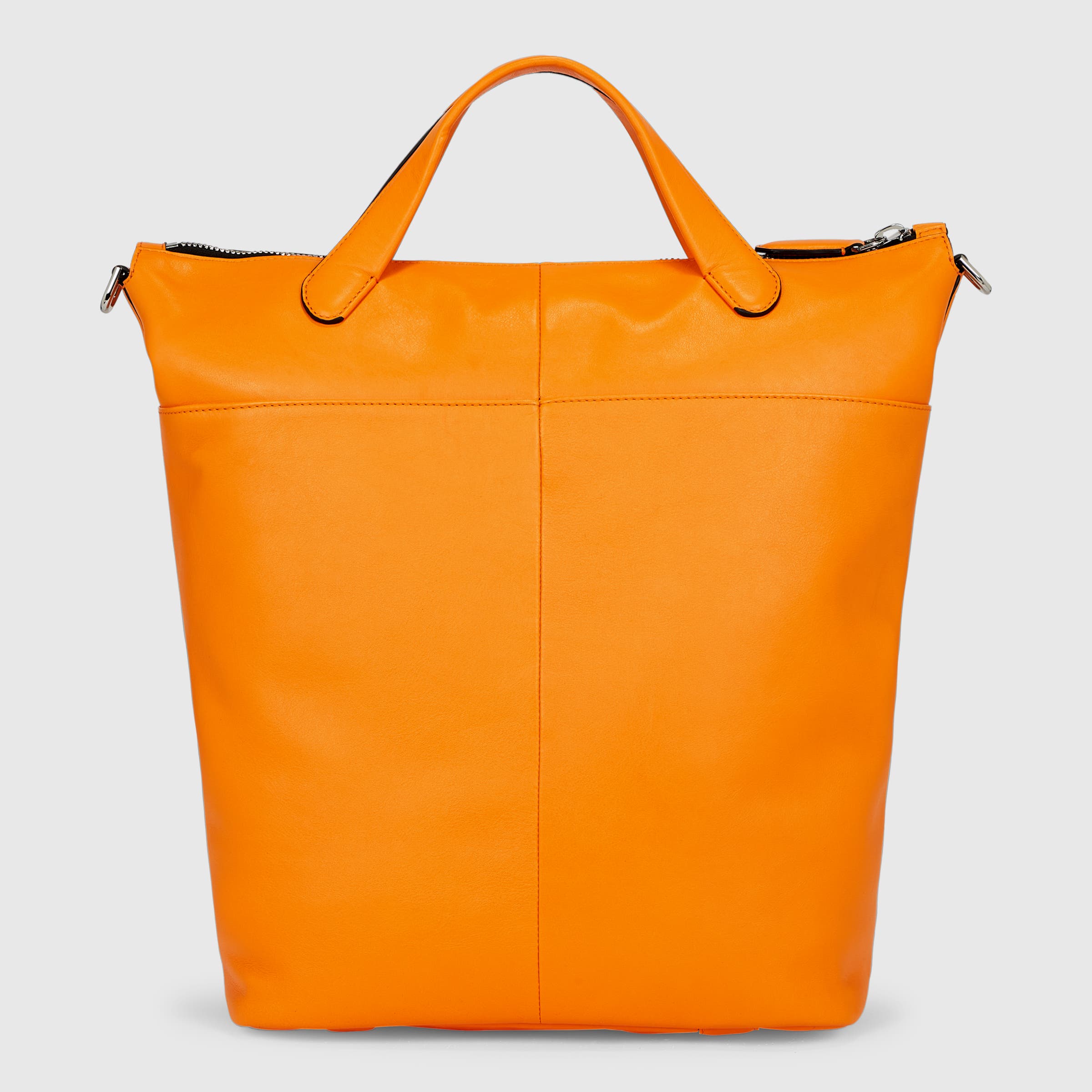 ECCO® E Leather Tote Bag - Orange - Back