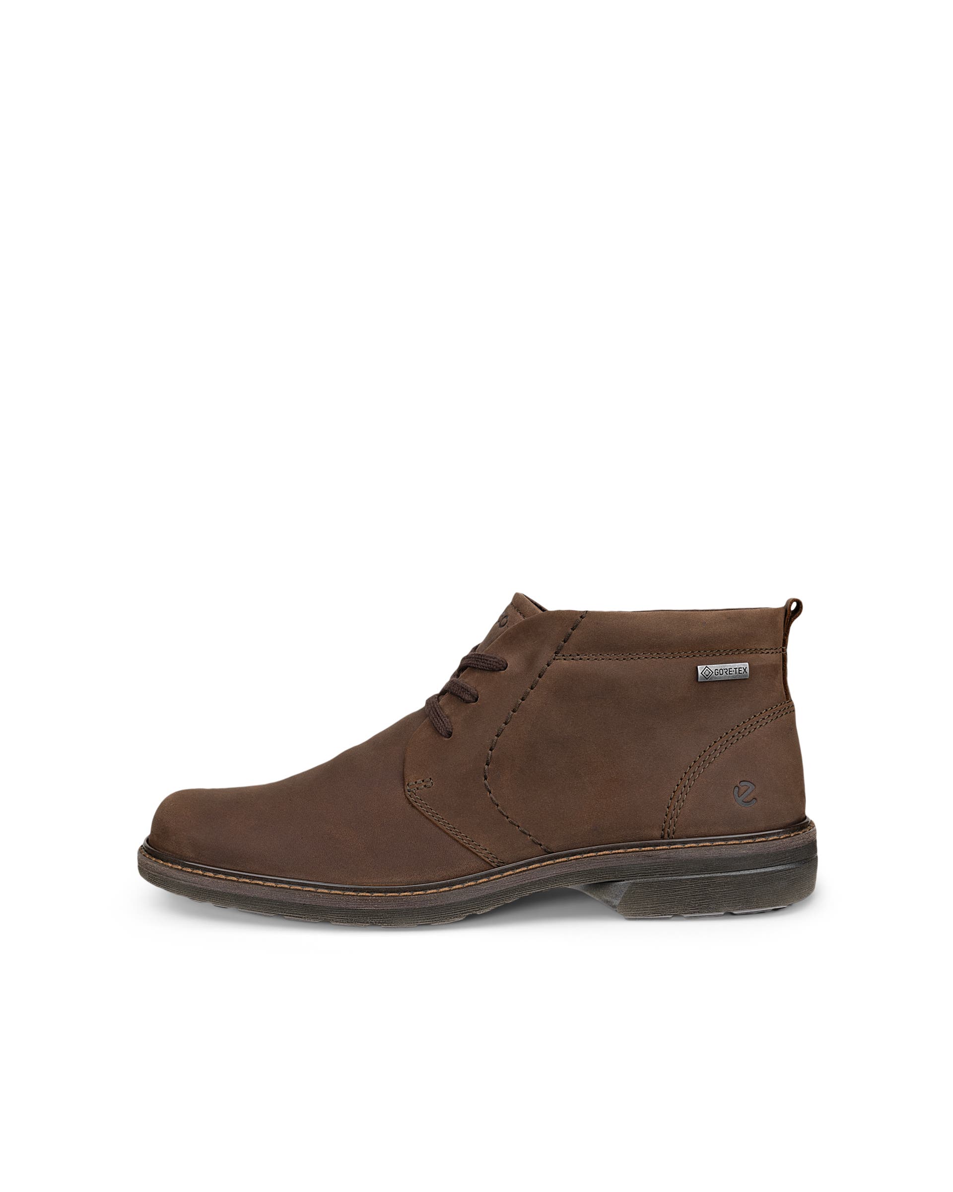 Men's ECCO® Turn Nubuck Gore-Tex Ankle Boot - Brown - Outside