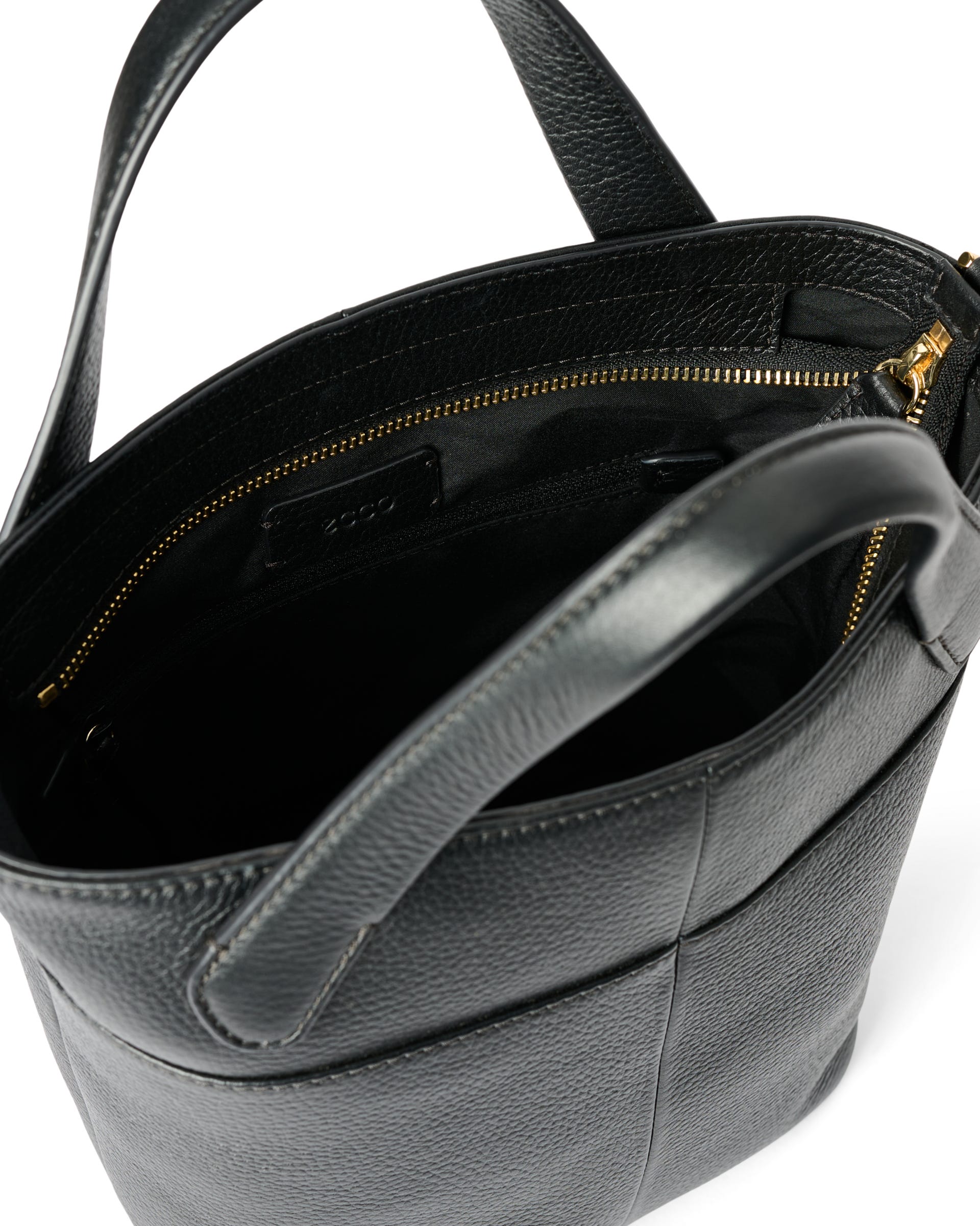 ECCO® Essential leren shopper - Zwart - Inside