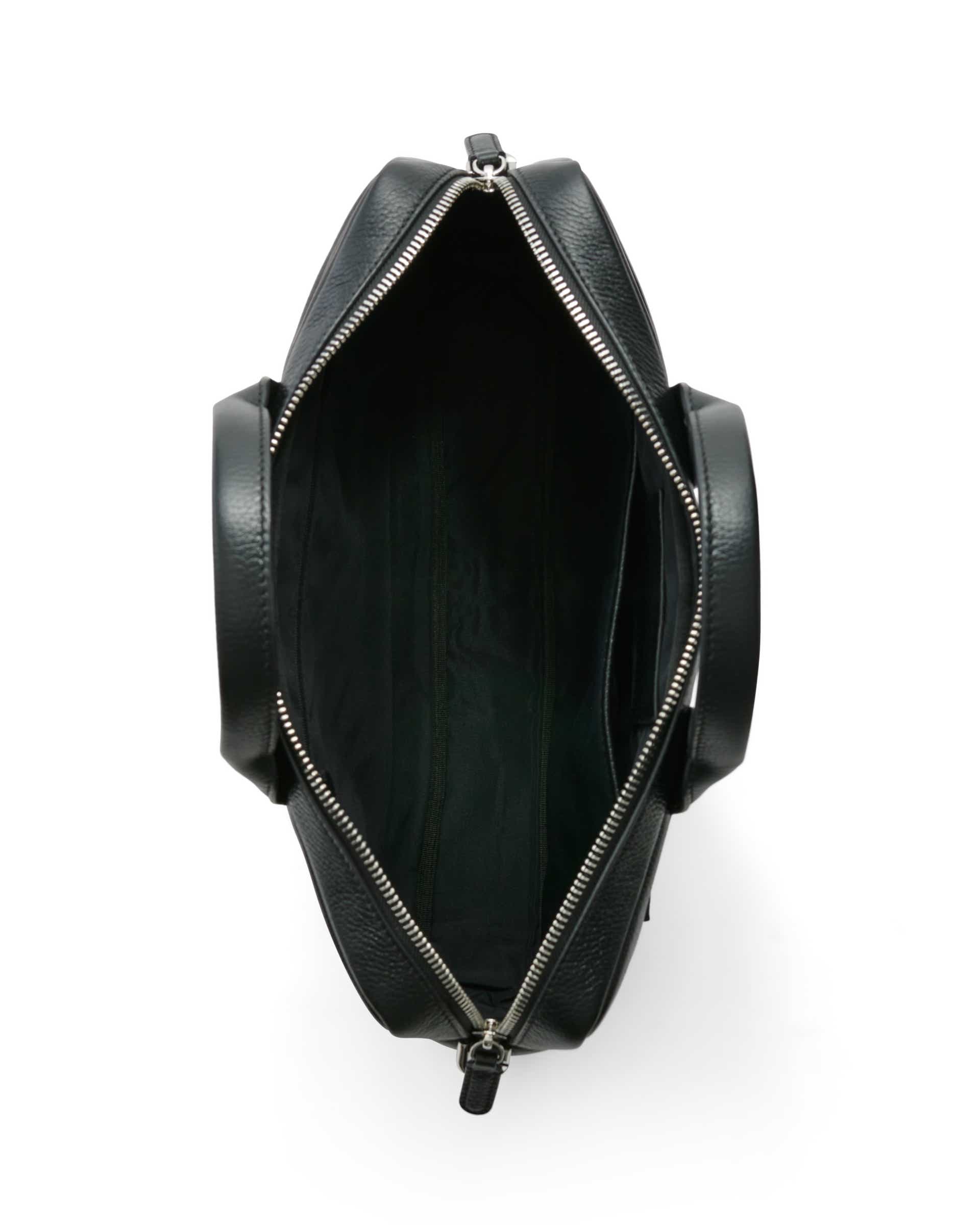 ECCO® City Leather Laptop Bag - Black - Birdeye