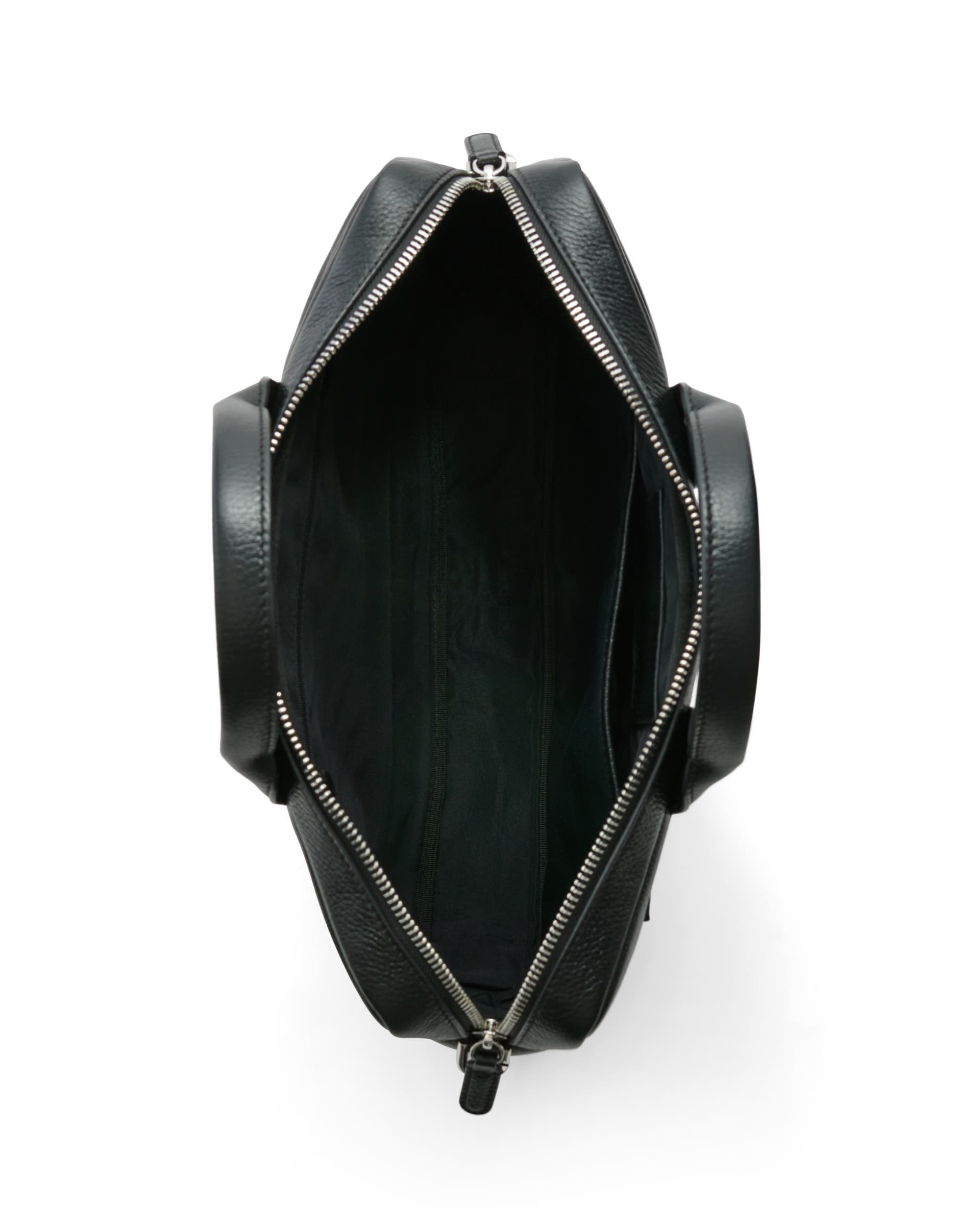 ECCO® City Leather Laptop Bag - Black - Birdeye