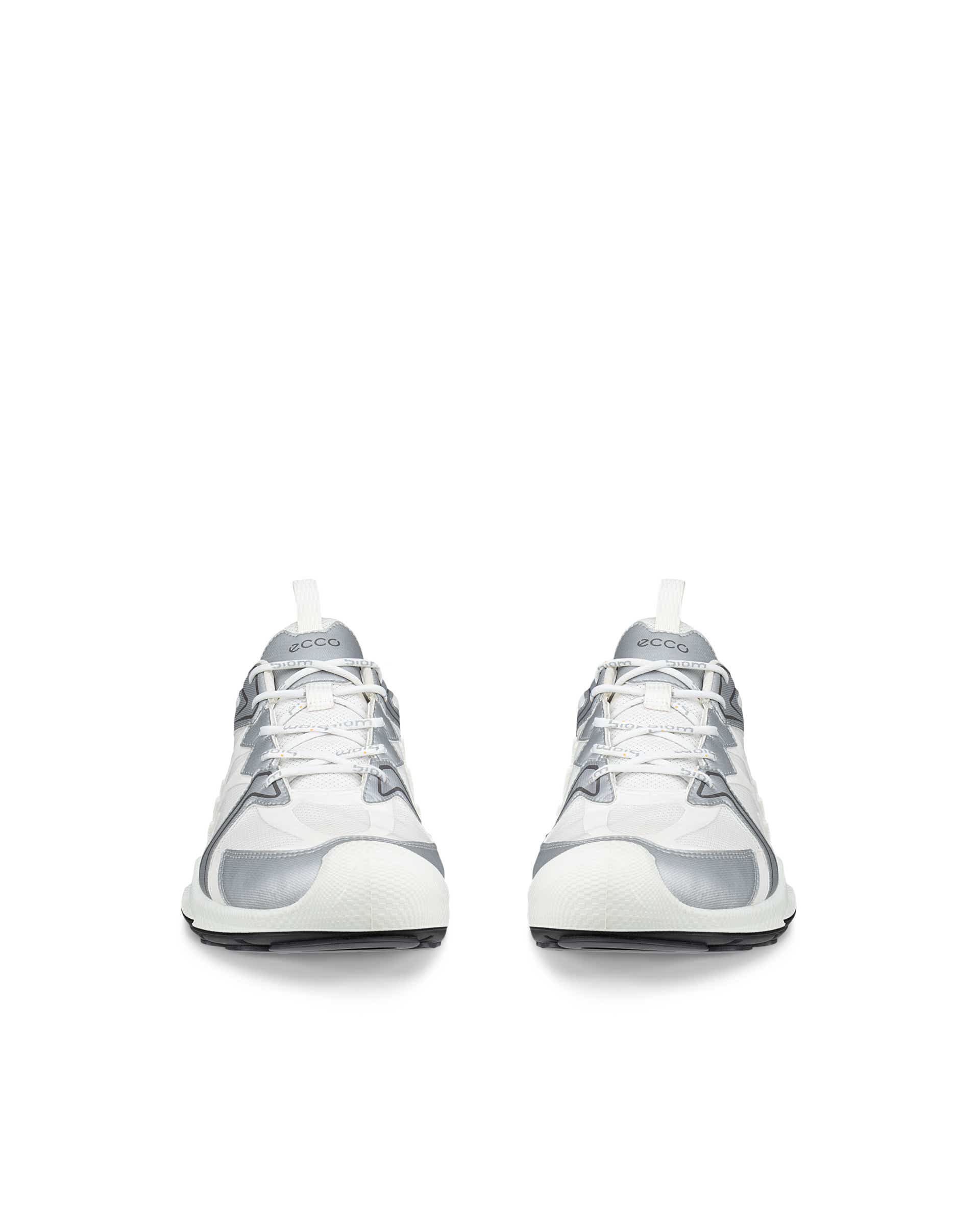 Men's ECCO® Biom Aex Textile Gore-Tex Sneaker - White - Front pair