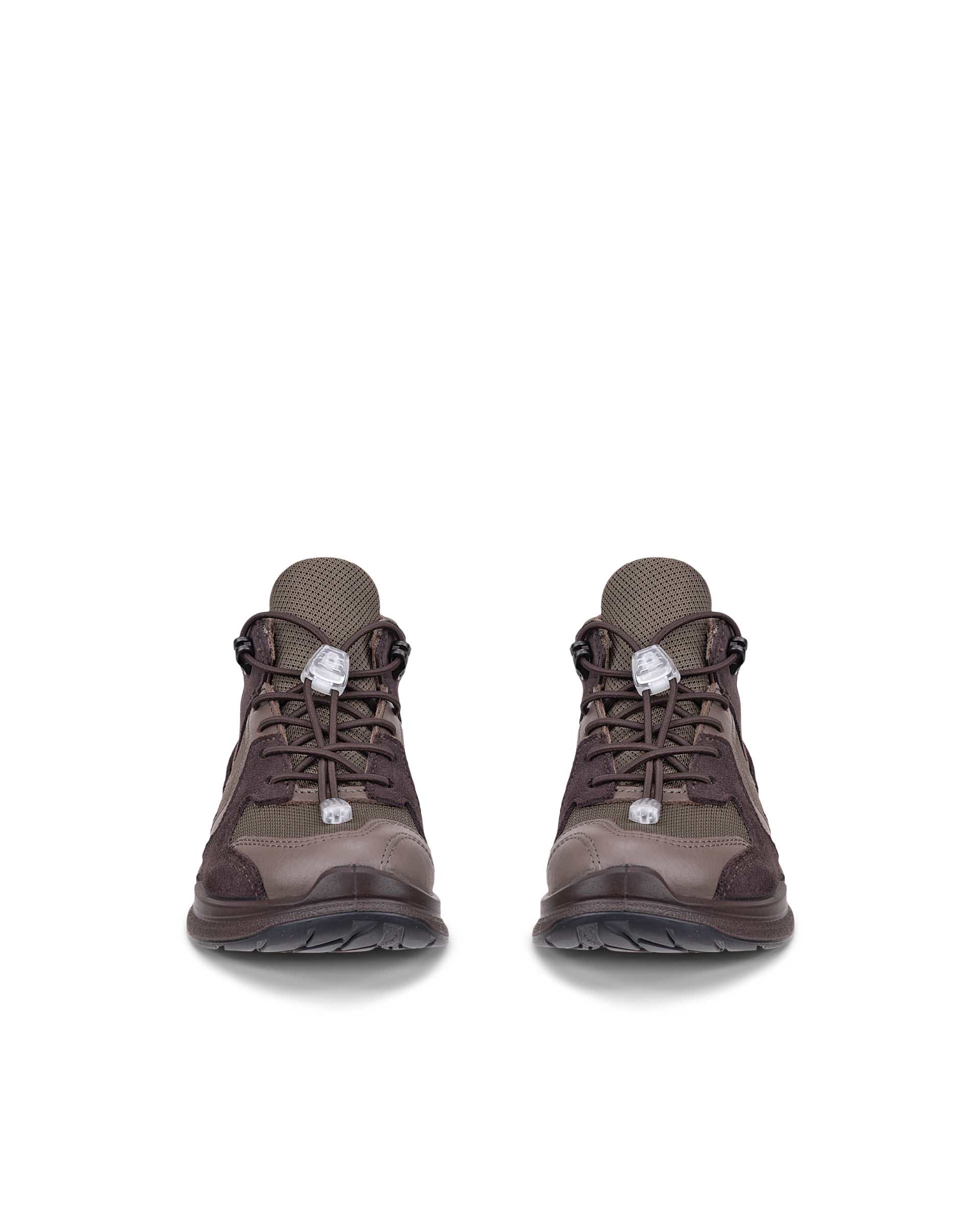 ECCO® BIOM 2.2 K Kinder Halbhoher Stiefel aus Textil - Braun - Front pair
