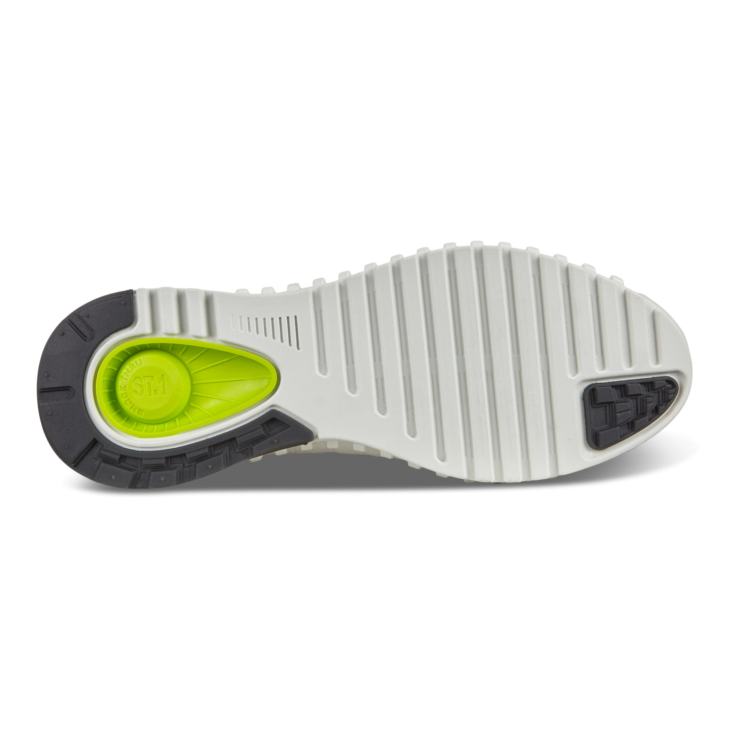 ECCO Zipflex Low Dyneema ウィメンズ レザースニーカー - ホワイト - Sole