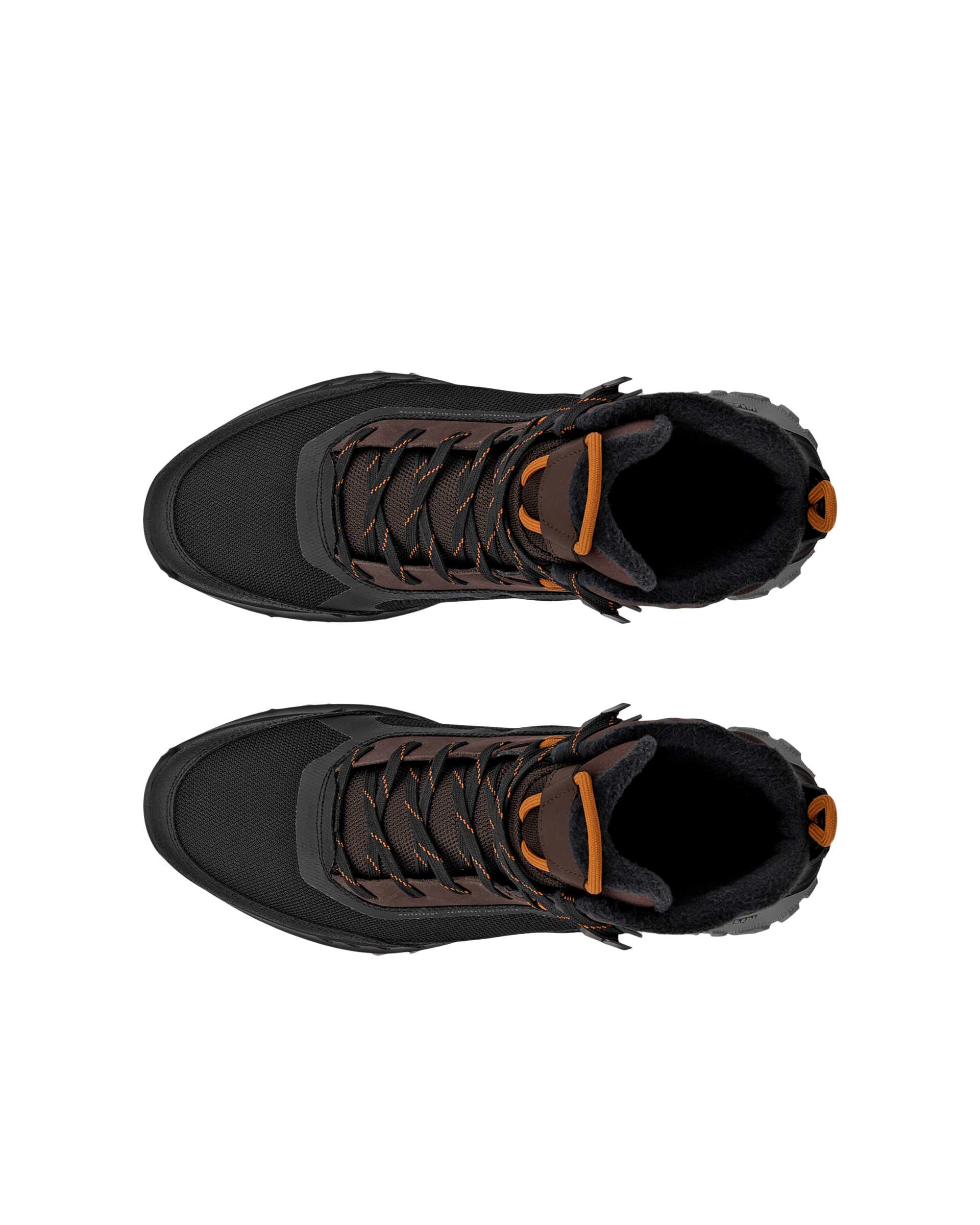 Men's ECCO® Ult-Trn Waterproof Nubuck Hiking Shoe - Brown - Top left pair