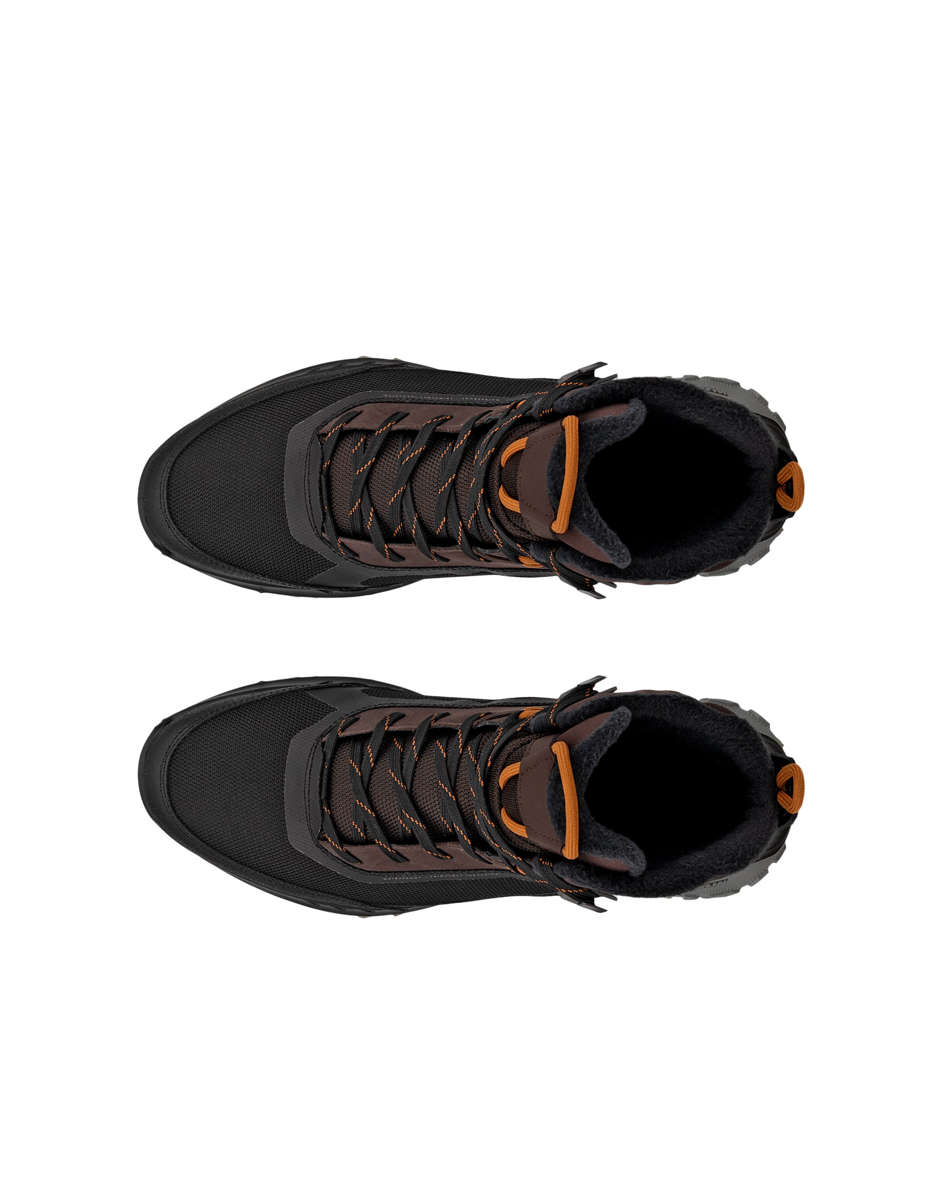 Men's ECCO® Ult-Trn Waterproof Nubuck Hiking Shoe - Brown - Top left pair