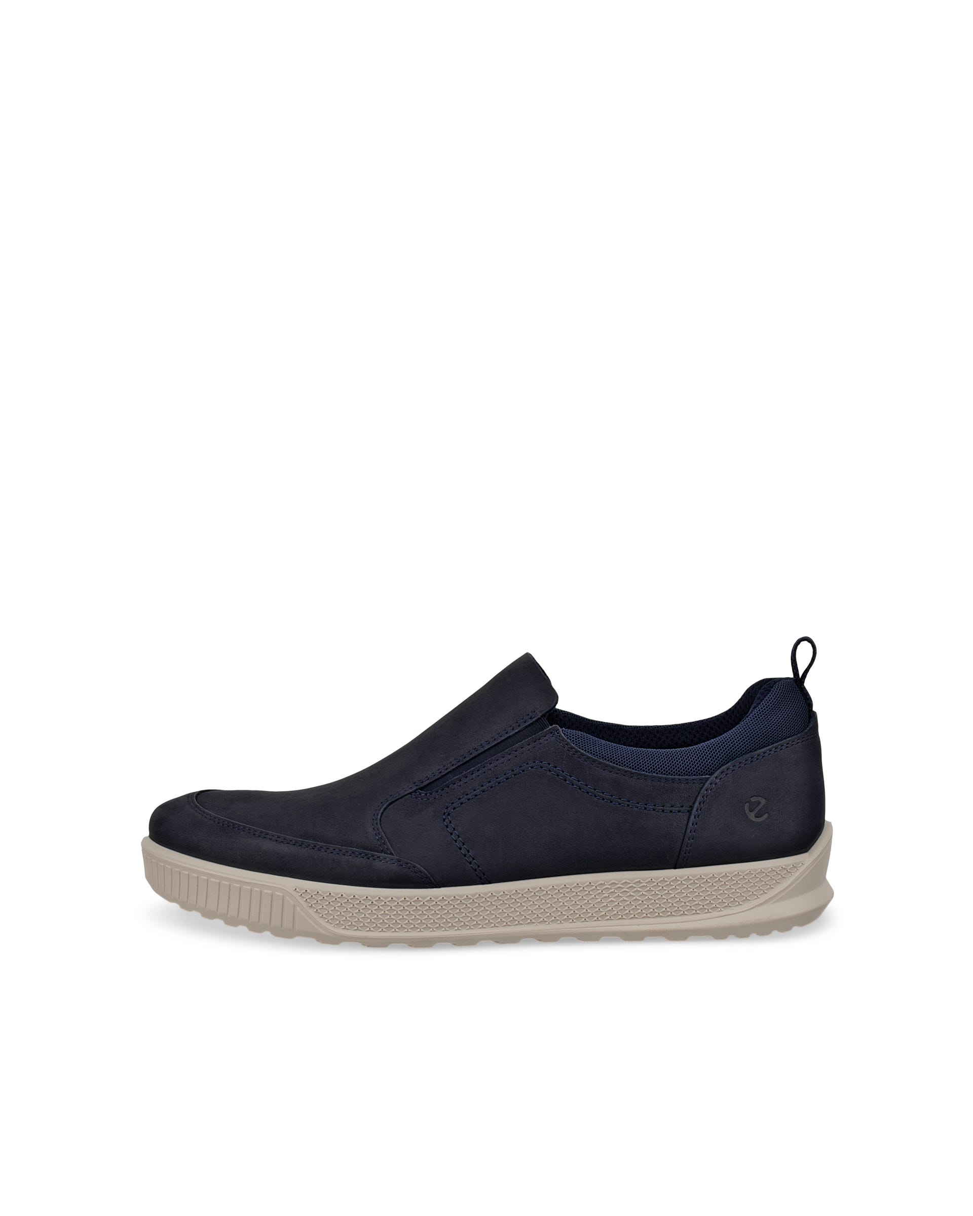 Men's ECCO® Byway Nubuck Slip-On - Blue - Outside
