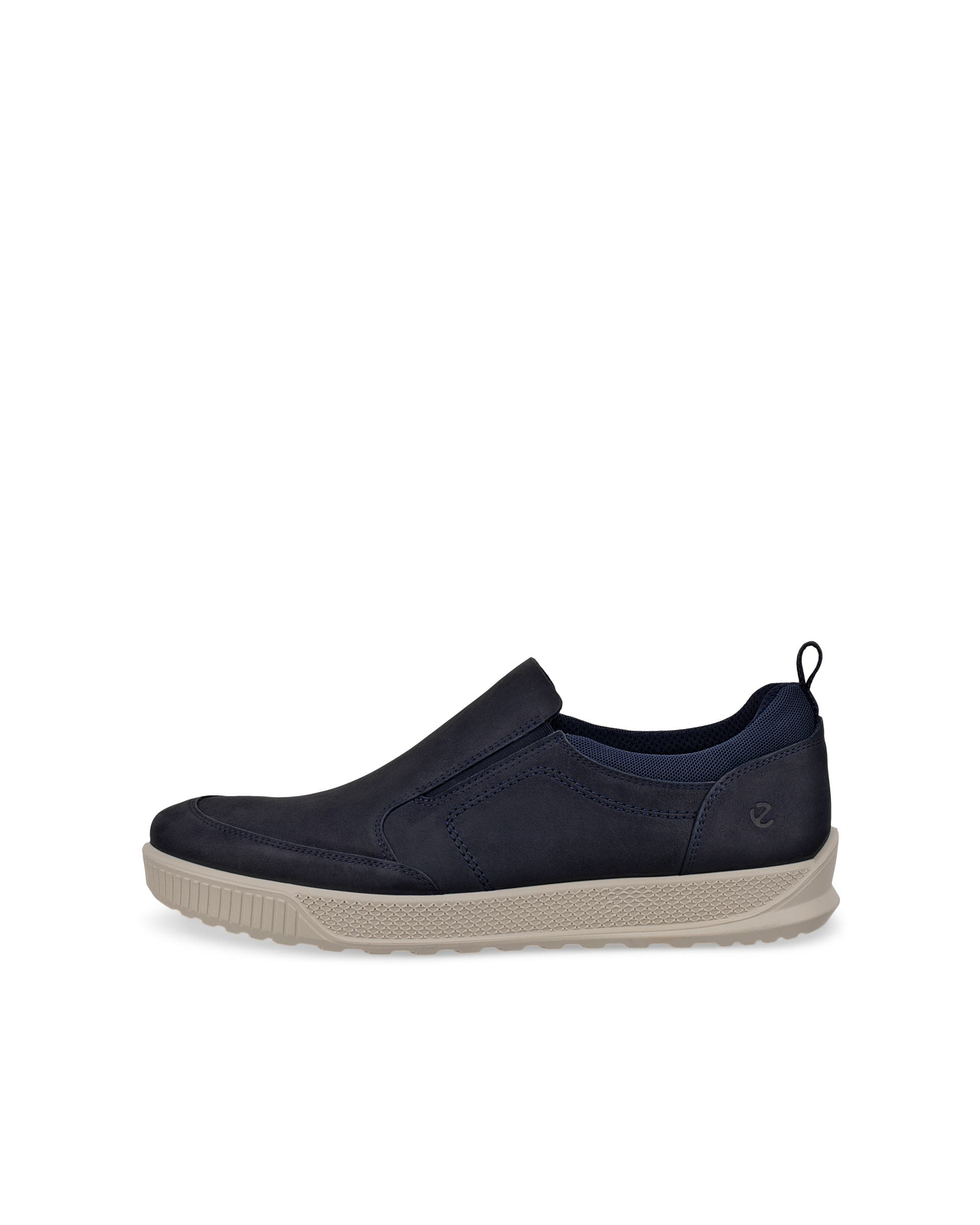 Men's ECCO® Byway Nubuck Slip-On - Blue - Outside