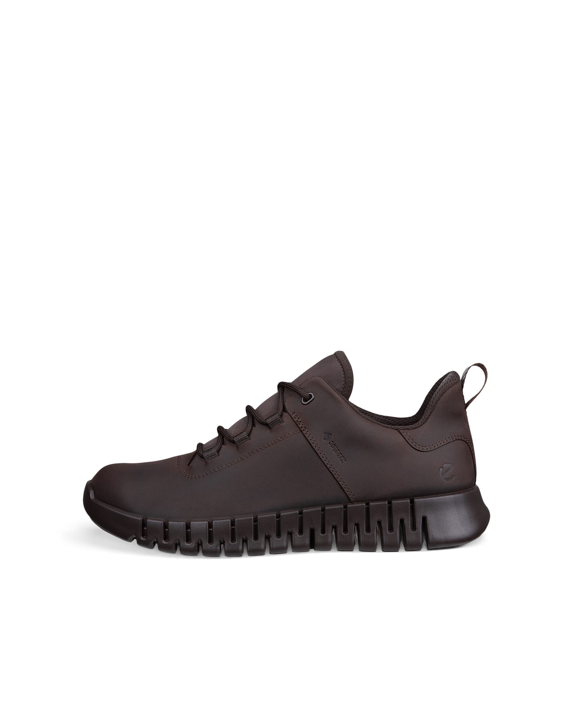 Miesten ECCO® GRUUV Gore-Tex -nahkatennarit - Ruskea - Outside
