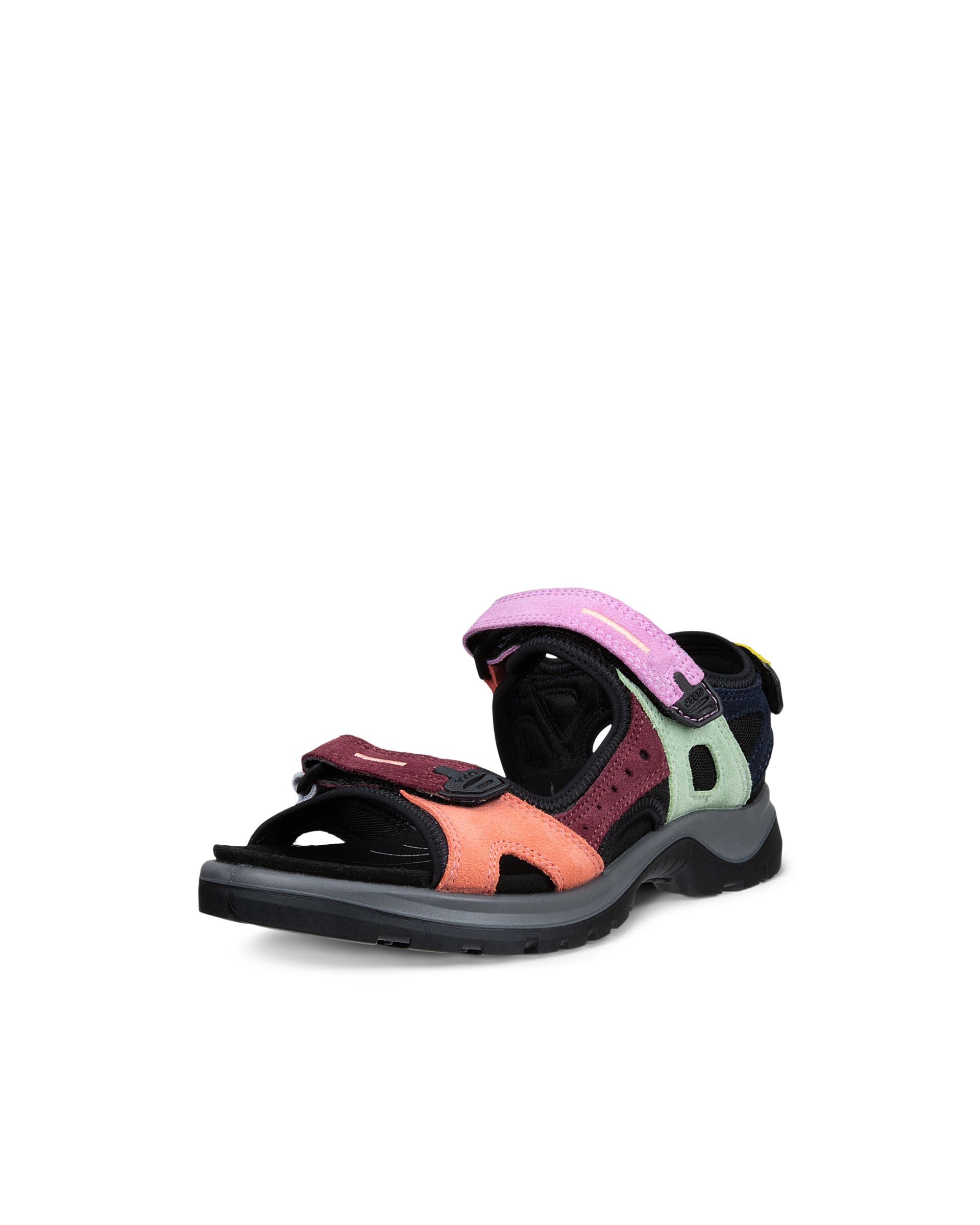 Women's ECCO® Offroad Suede Flat Sandal - Multicolour - Main