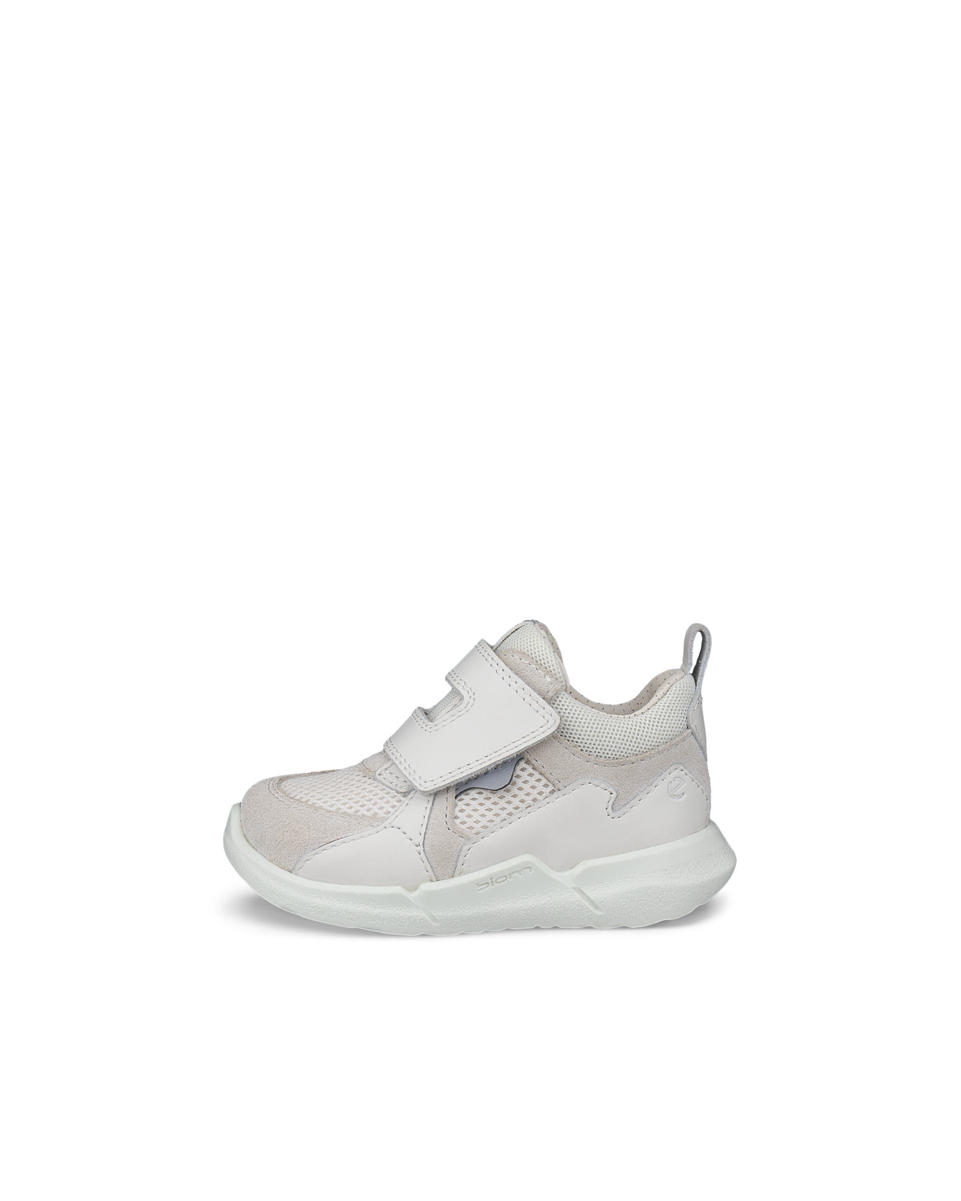 Kids' ECCO® BIOM 2.2 Suede Sneaker - White - Outside