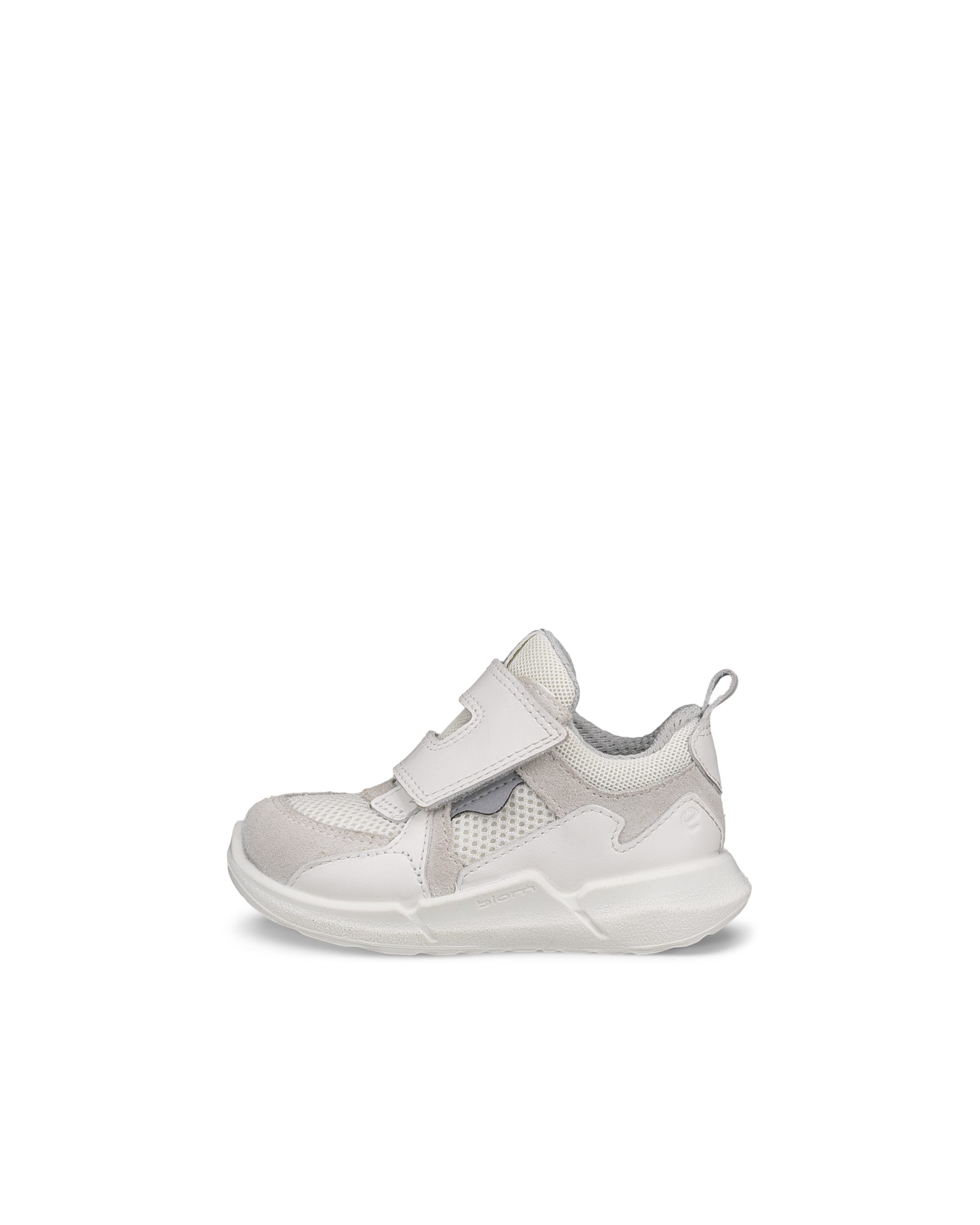 Kids' ECCO® BIOM 2.2 Suede Sneaker - White - Outside