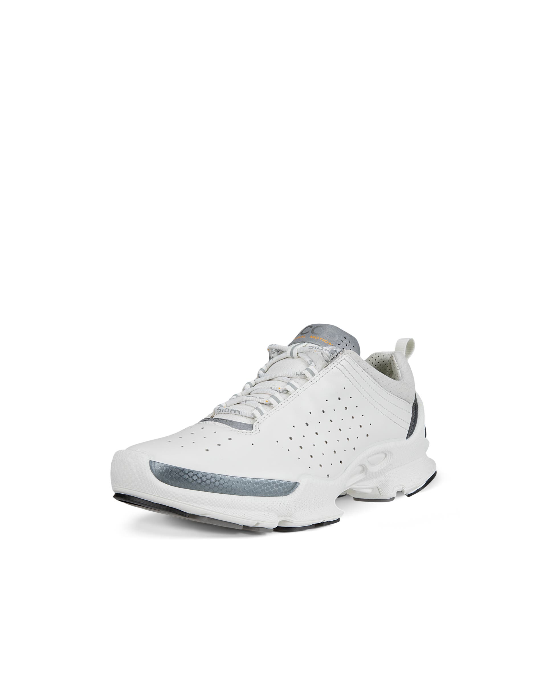 Women's ECCO® Biom C Low Leather Outdoor Sneaker - White - Main