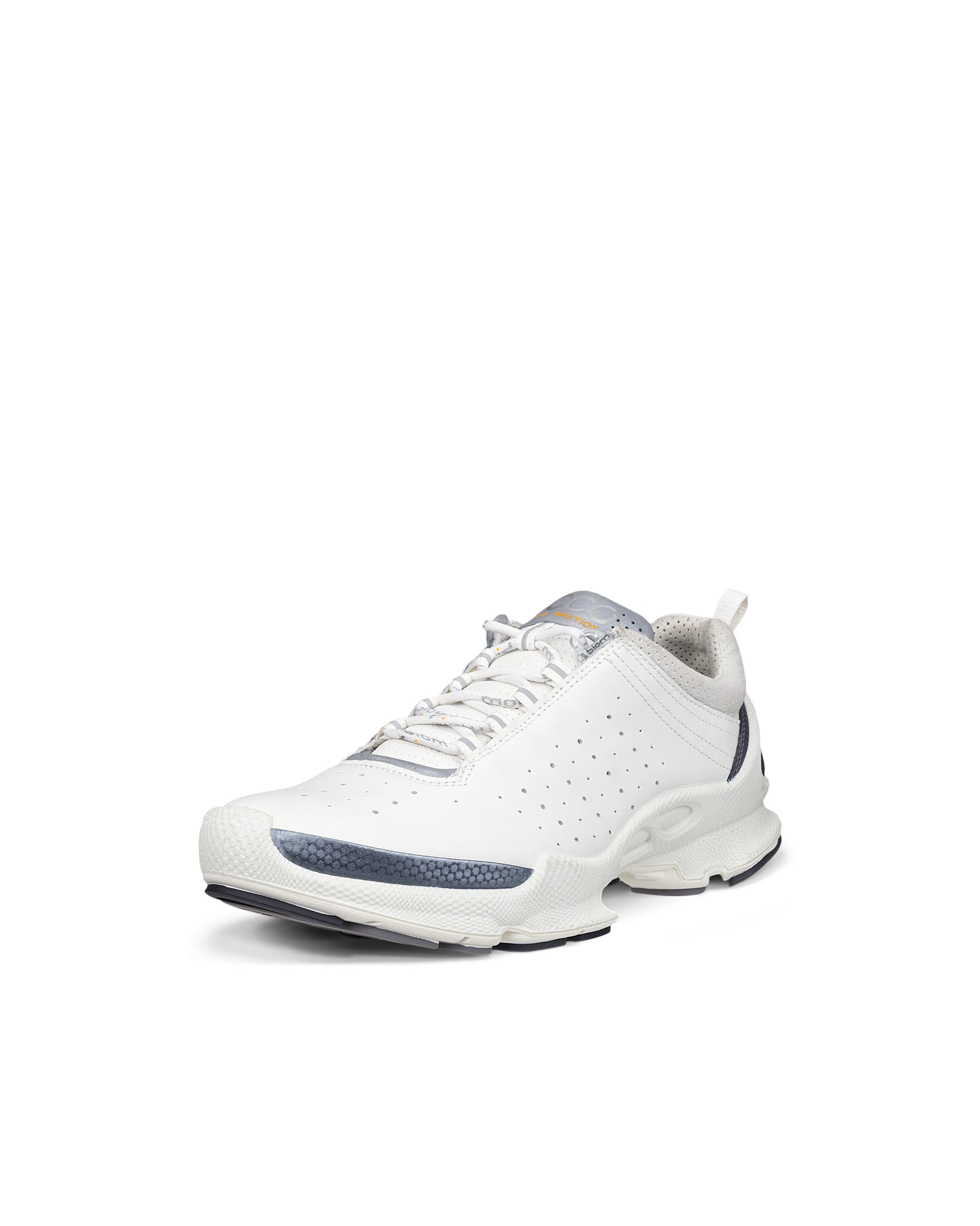 Women's ECCO® Biom C Leather Trainer - White - Outside