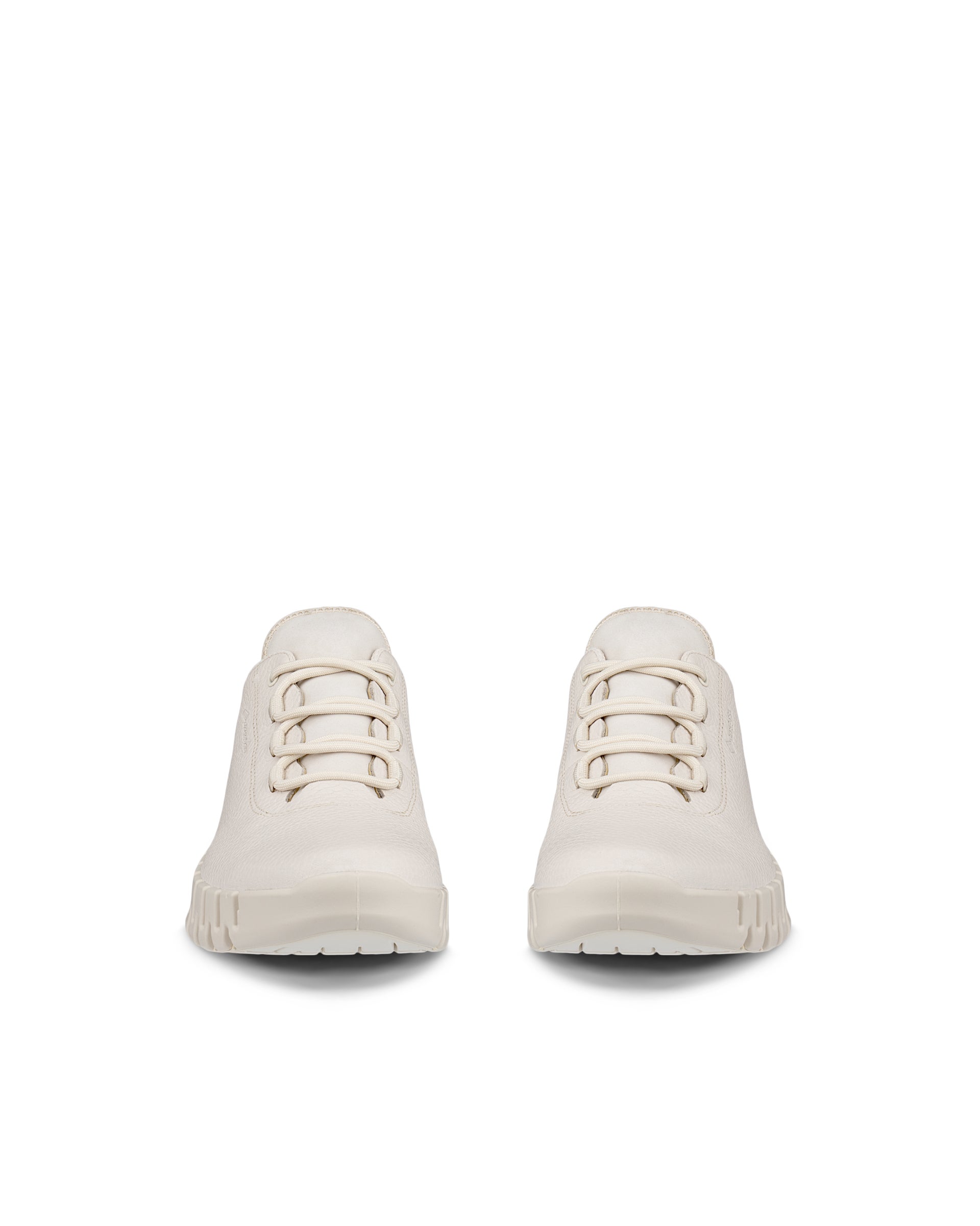 ECCO® Gruuv Dames leren sneaker met Gore-Tex - Beige - Front pair