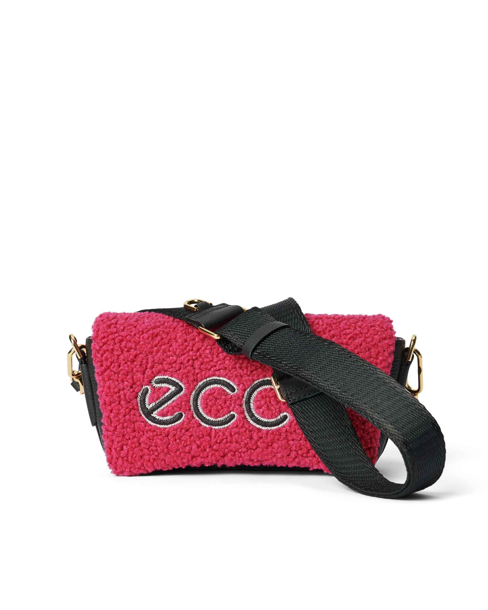 ECCO® Pinch Leather Crossbody Bag - Pink - Main