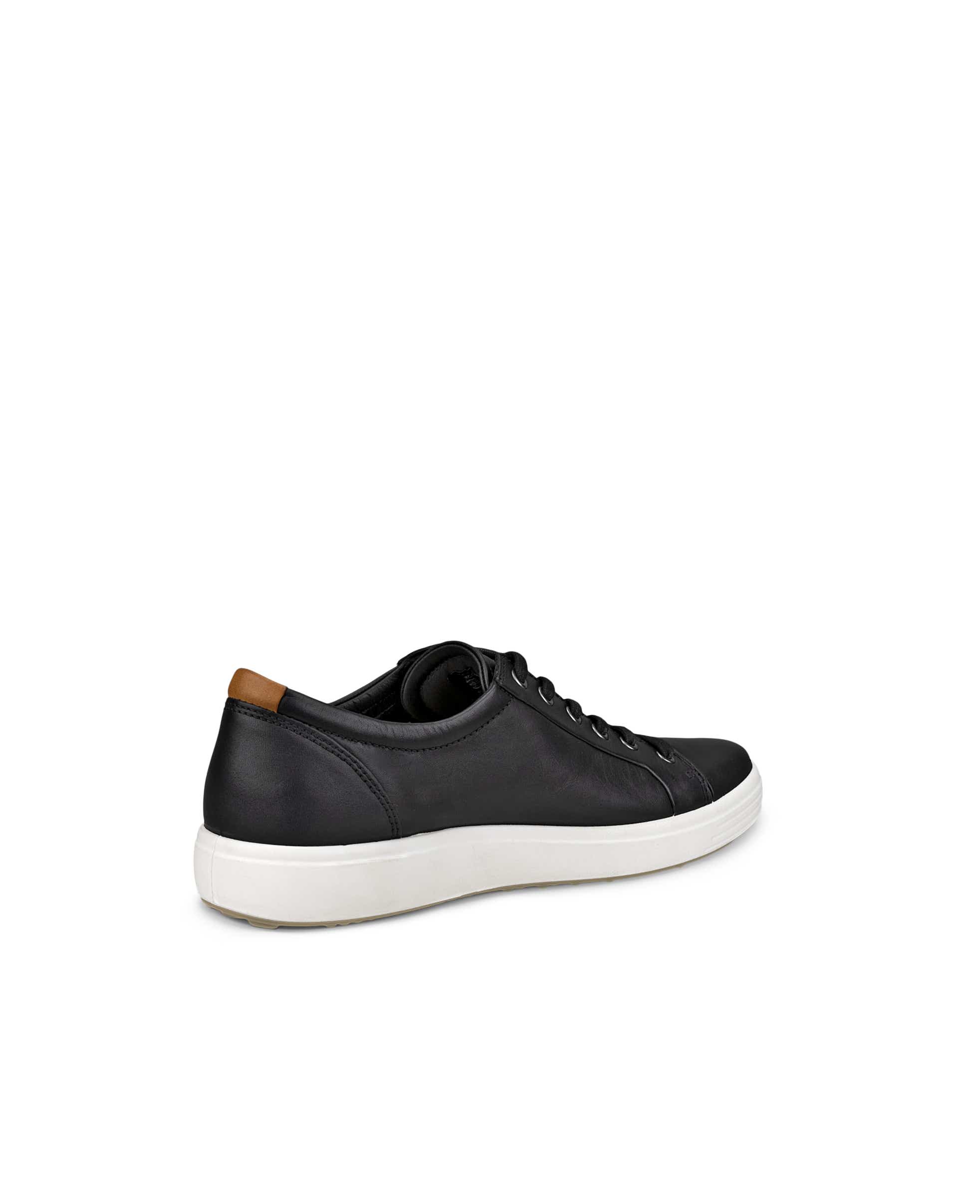 Pánské kožené tenisky ECCO® Soft 7 - Černá - Back