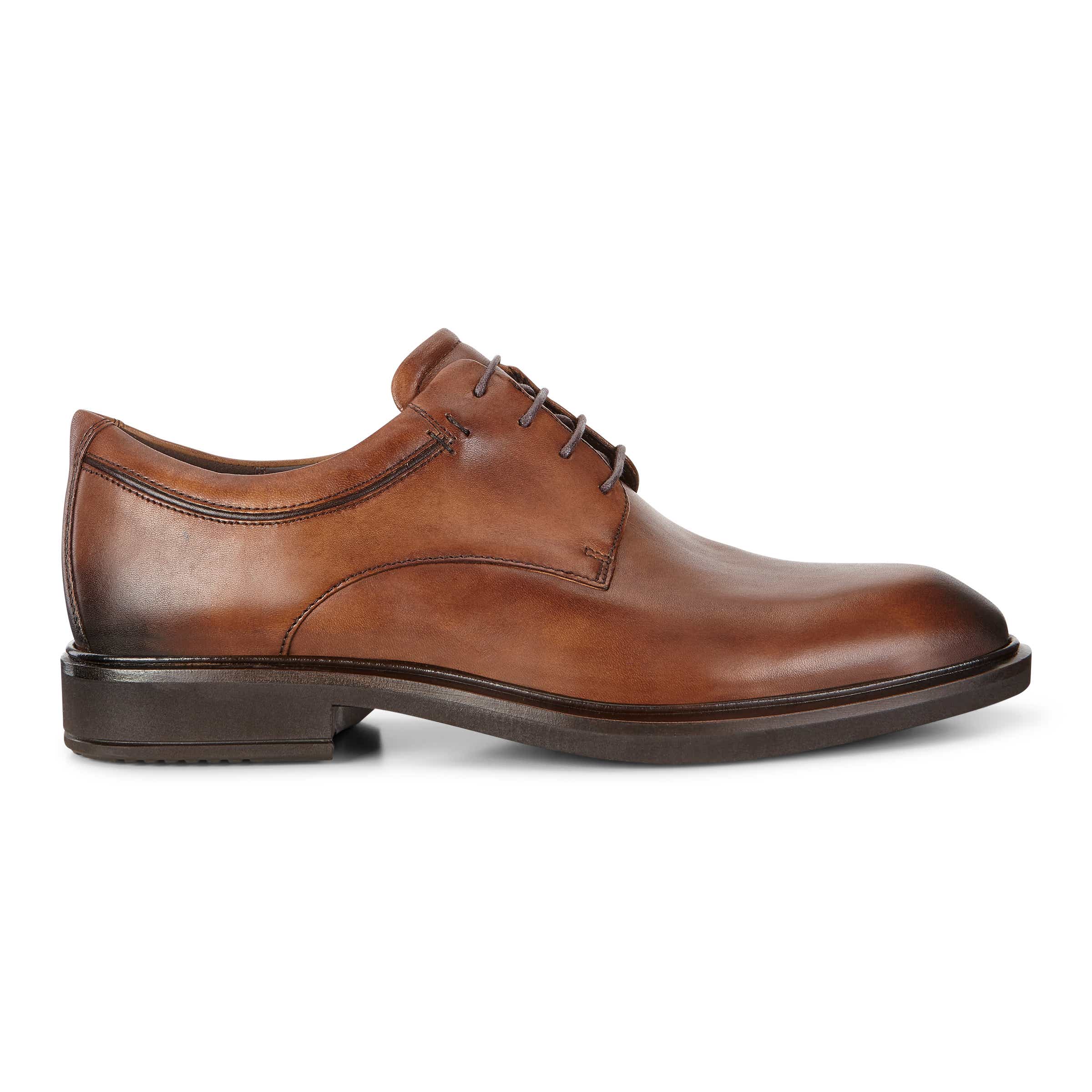 ECCO Vitrus II Apron Toe Tie - Brown - Outside