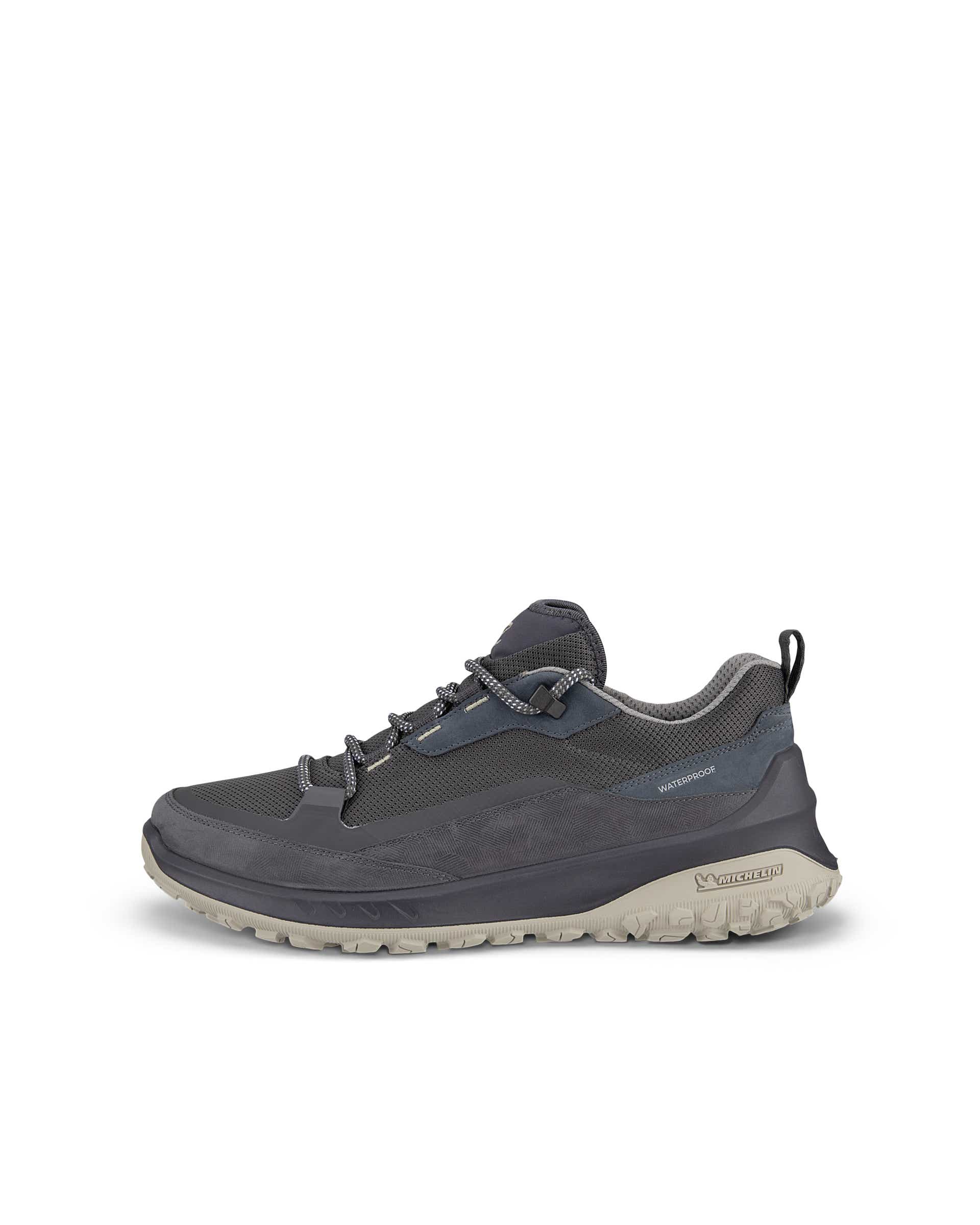 ECCO ULT-TRN Low ウィメンズ ヌバックウォータープルーフハイキングシューズ - グレー - Outside