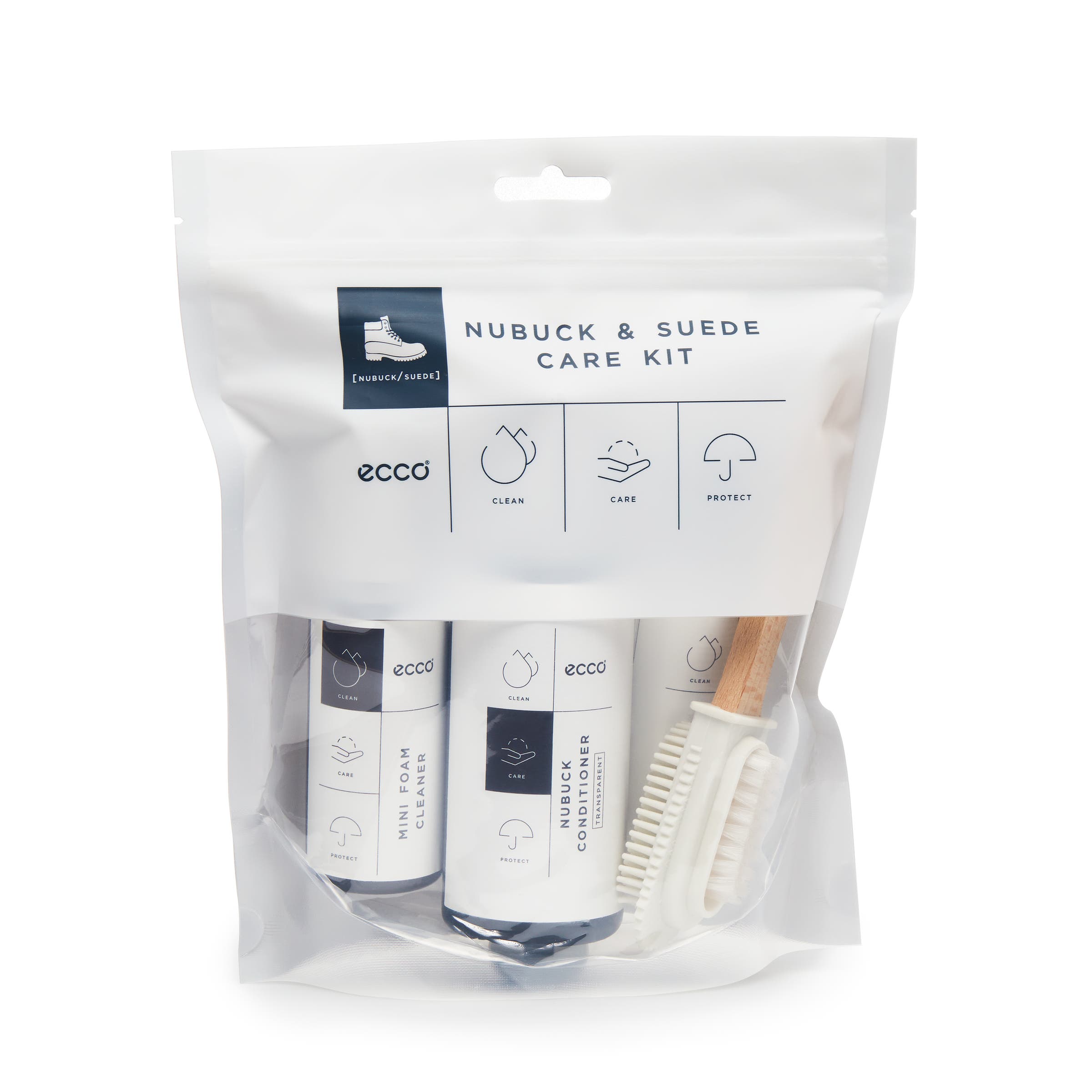 ECCO Suede Nubuck Care Kit ECCO Cleaner - White - Main