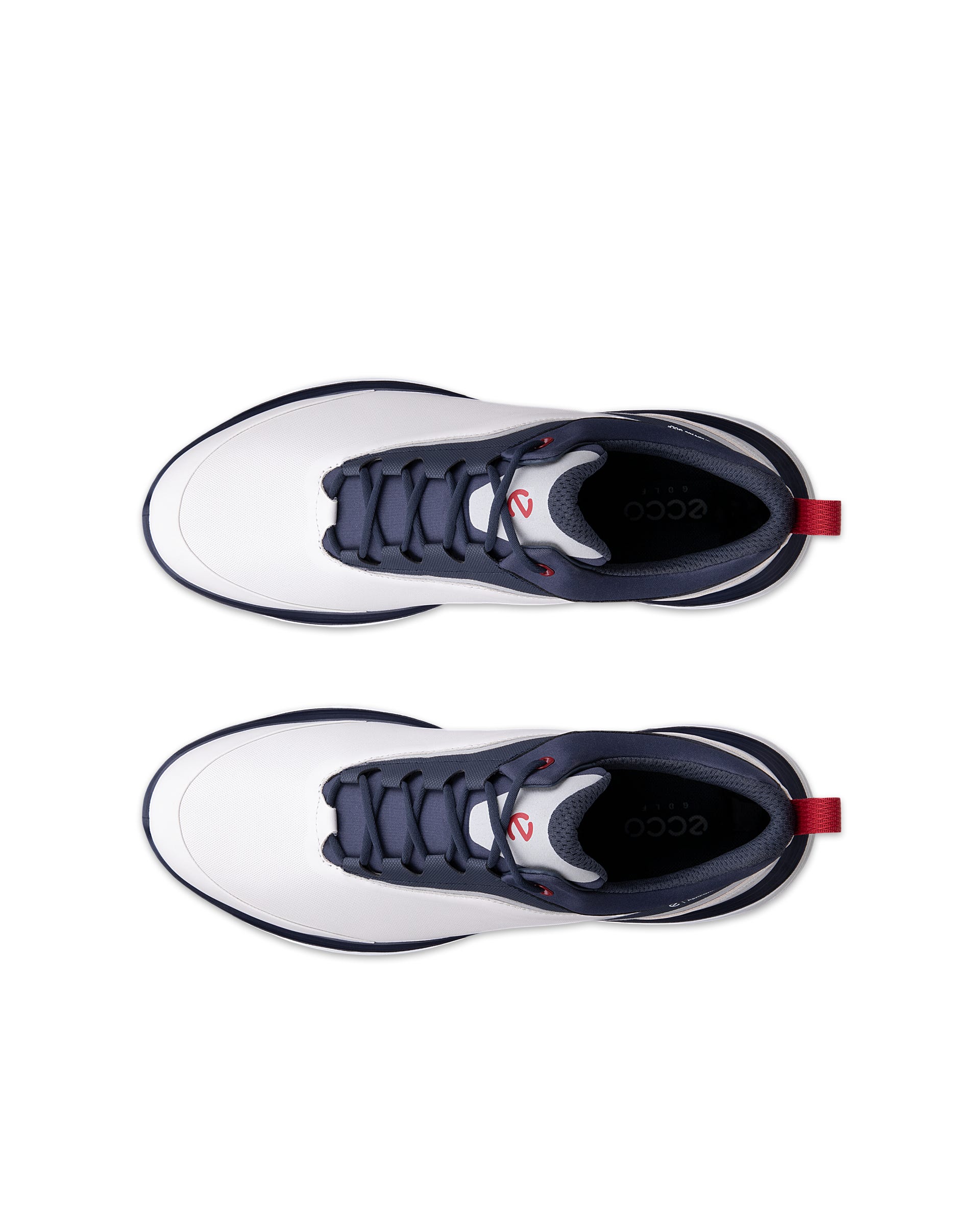 Men's ECCO® Golf LT1 Leather Waterproof Golf Shoe - White - Outside